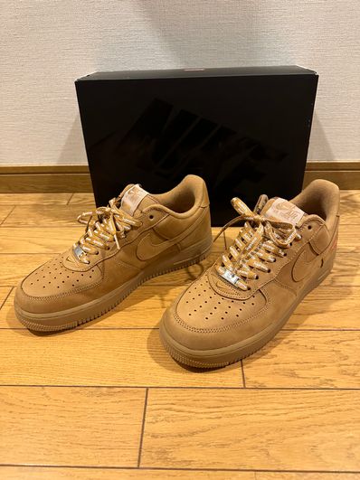Supreme × Nike Air Force 1 Low "Flax/Wheat"