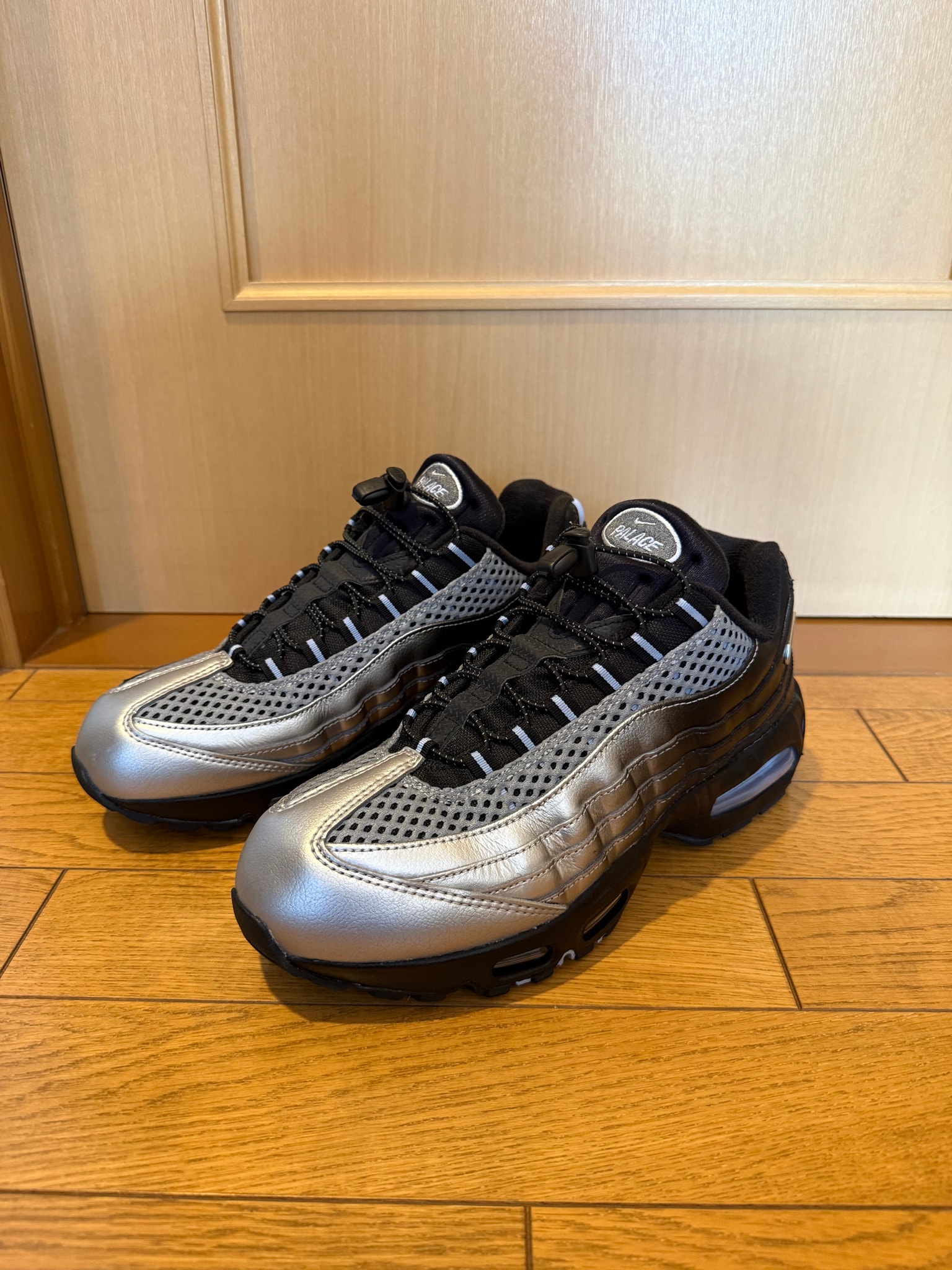 Palace Skateboards × Nike Air Max 95 Big Bubble "Metallic Silver/Aluminum"