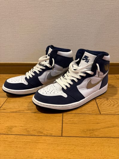 Nike Air Jordan 1 High OG CO.JP "White/Midnight Navy" (2020) (Standard Box)