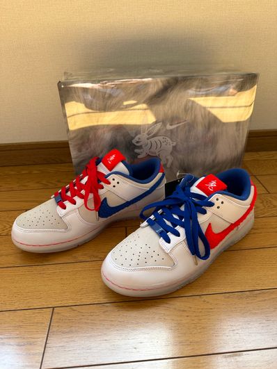 Nike Dunk Low Year of the Rabbit "White/Crimson-Varsity Royal"