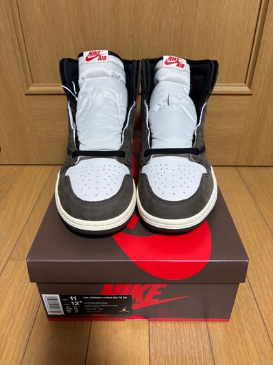 Travis Scott × Nike Air Jordan 1 Retro High OG TS SP "Sail/Dark Mocha"