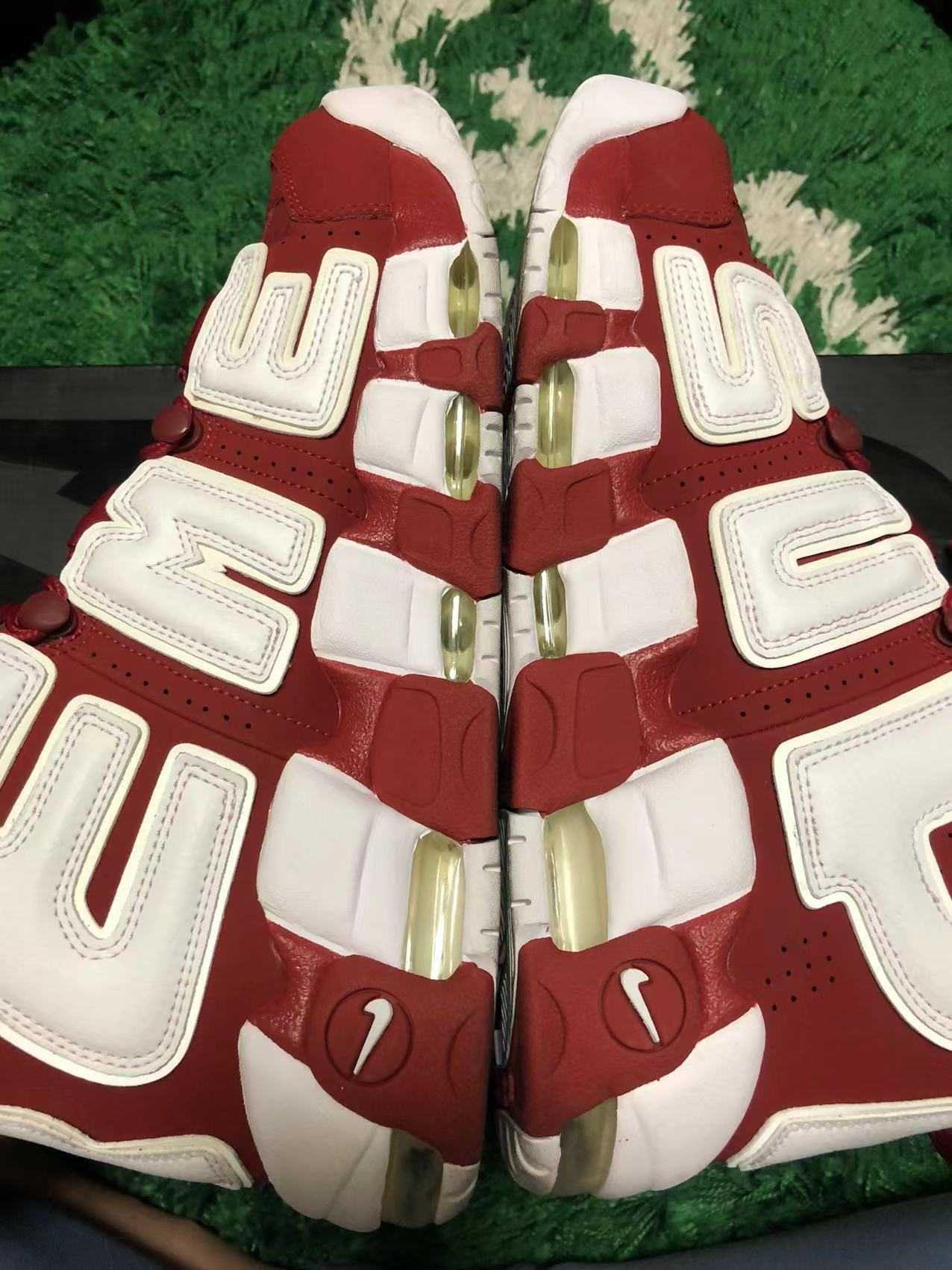 Supreme × Nike Air More Uptempo "White/Red"