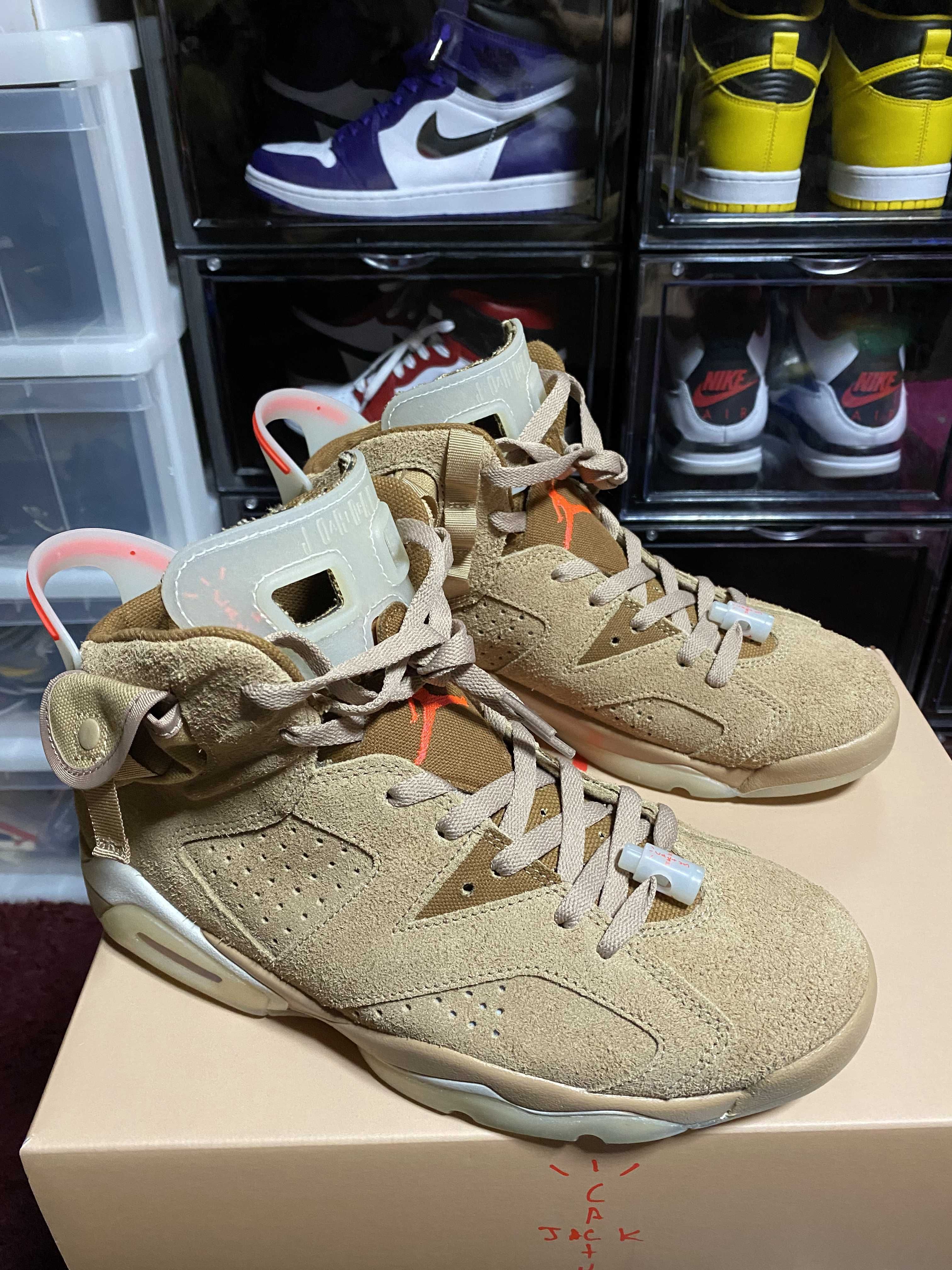 Travis Scott × Nike Air Jordan 6 "British Khaki"