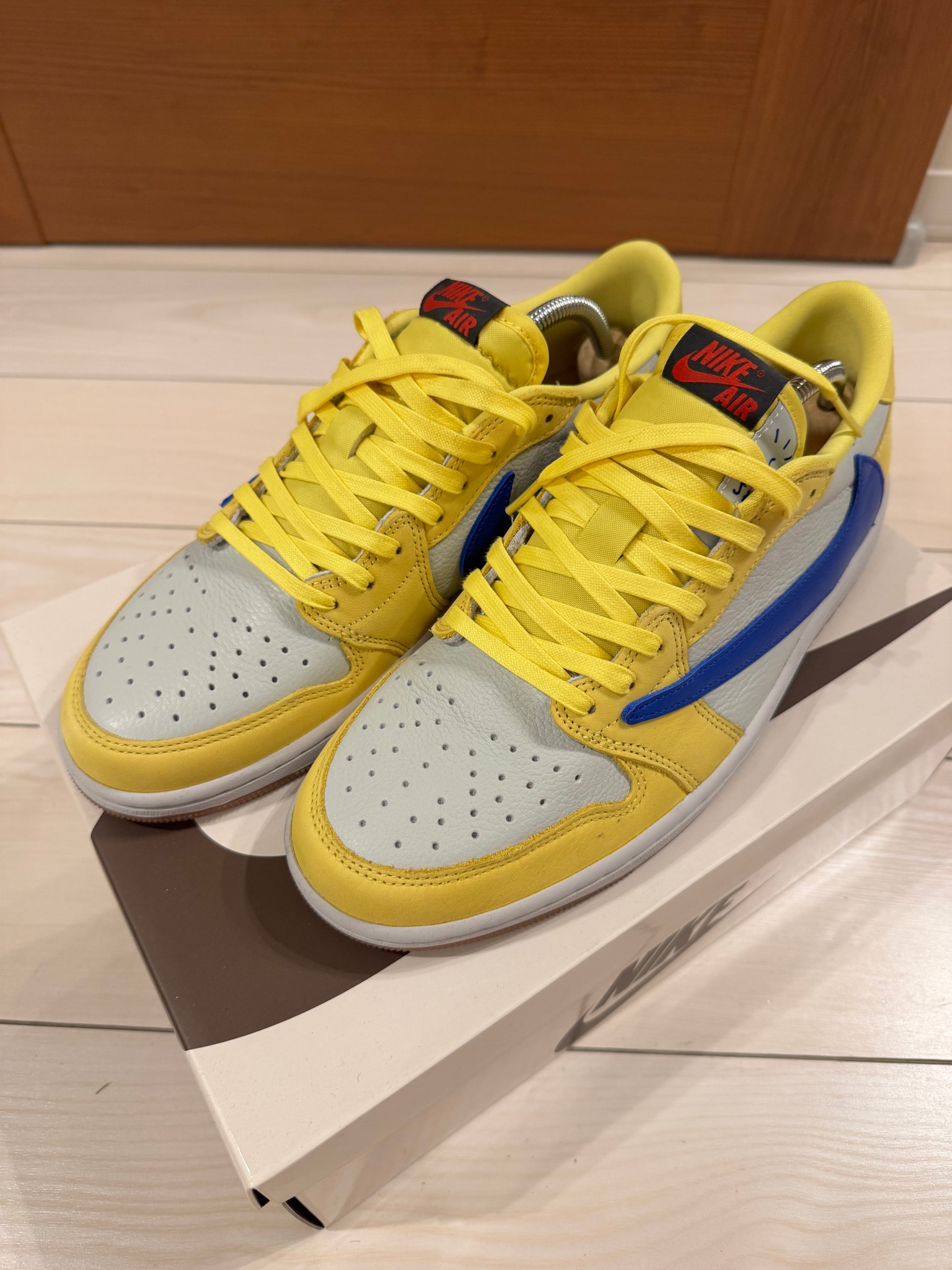 Travis Scott × Nike Women's Air Jordan 1 Retro Low OG "Canary"