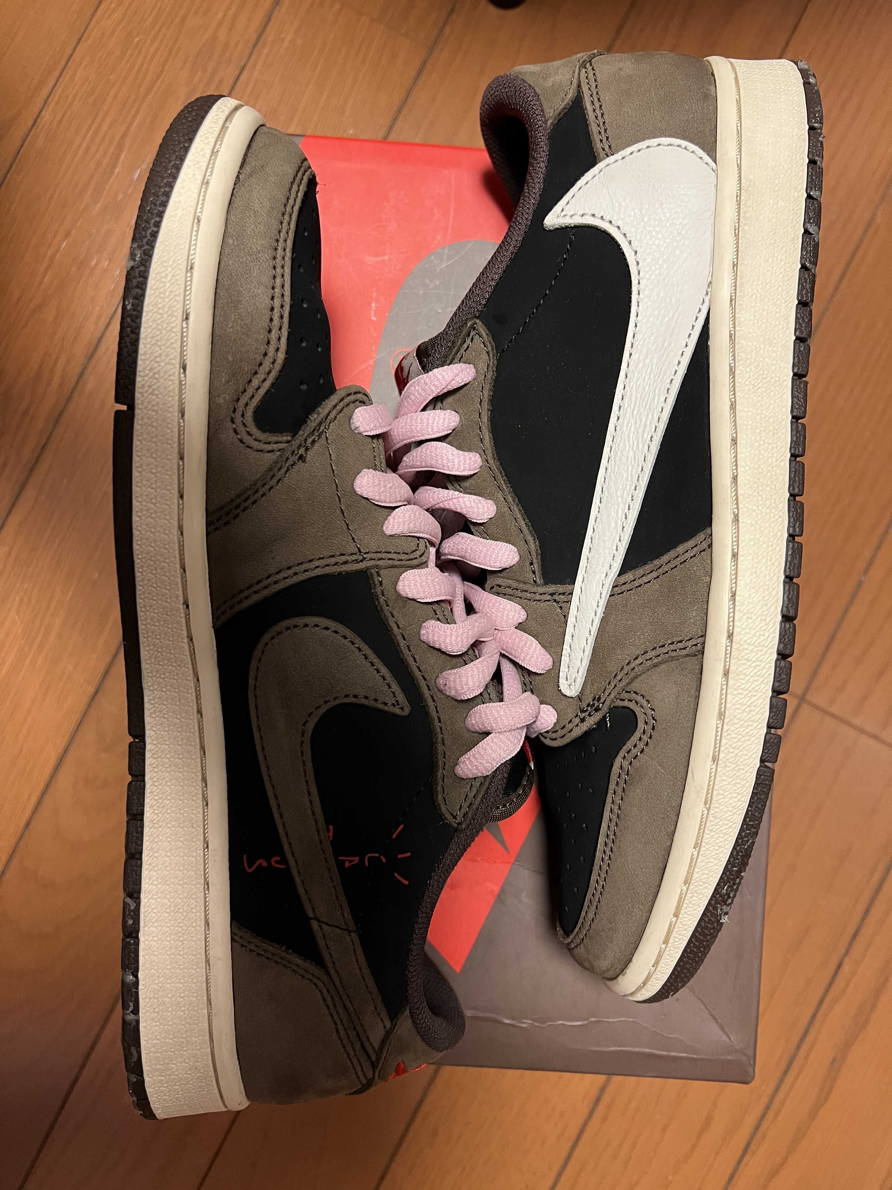Travis Scott × Nike Air Jordan 1 Low OG SP-T "Black/Dark Mocha"