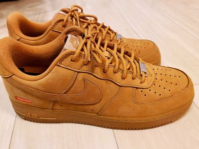 Supreme × Nike Air Force 1 Low "Flax/Wheat"