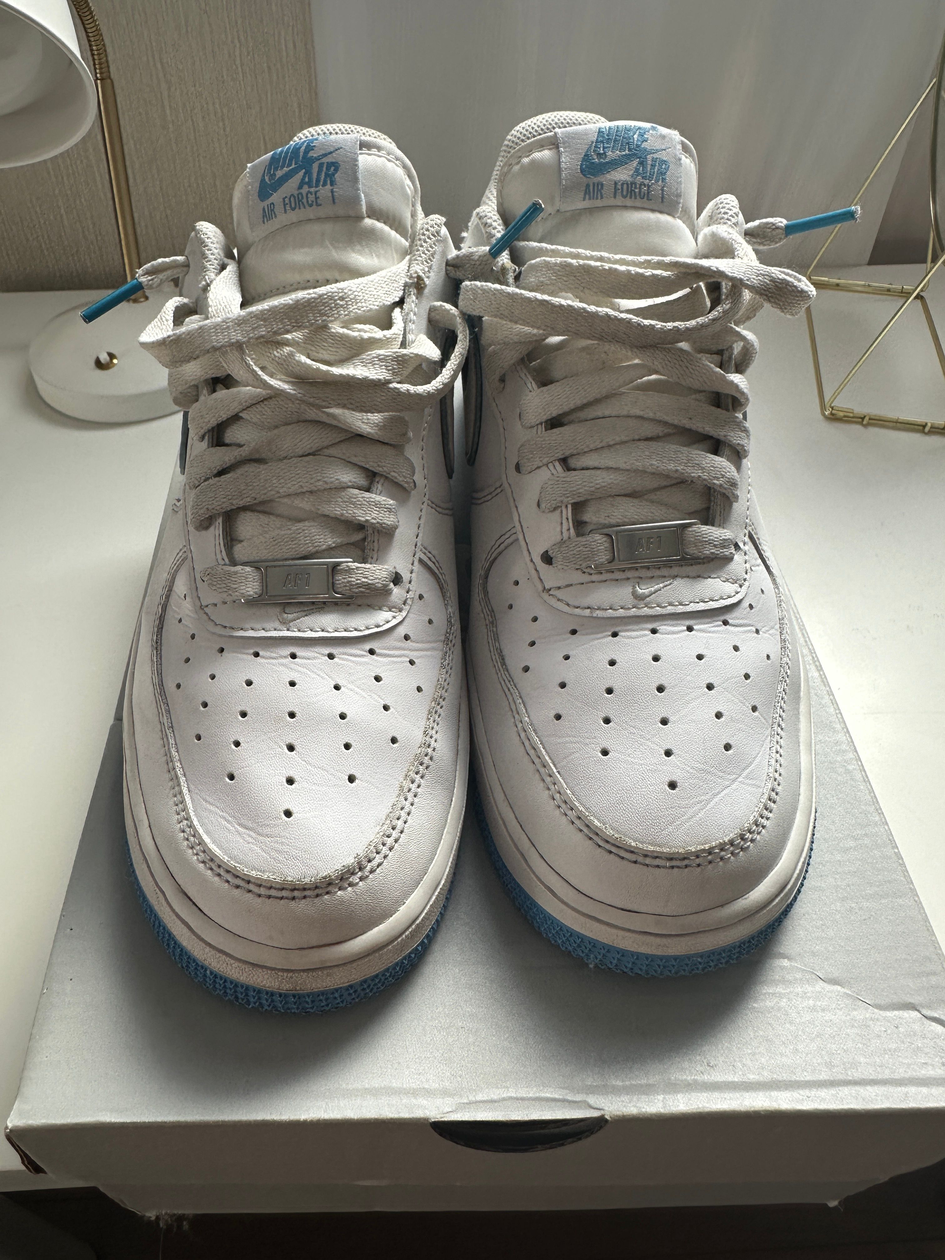 Nike Air Force 1 Low "White and University Blue"