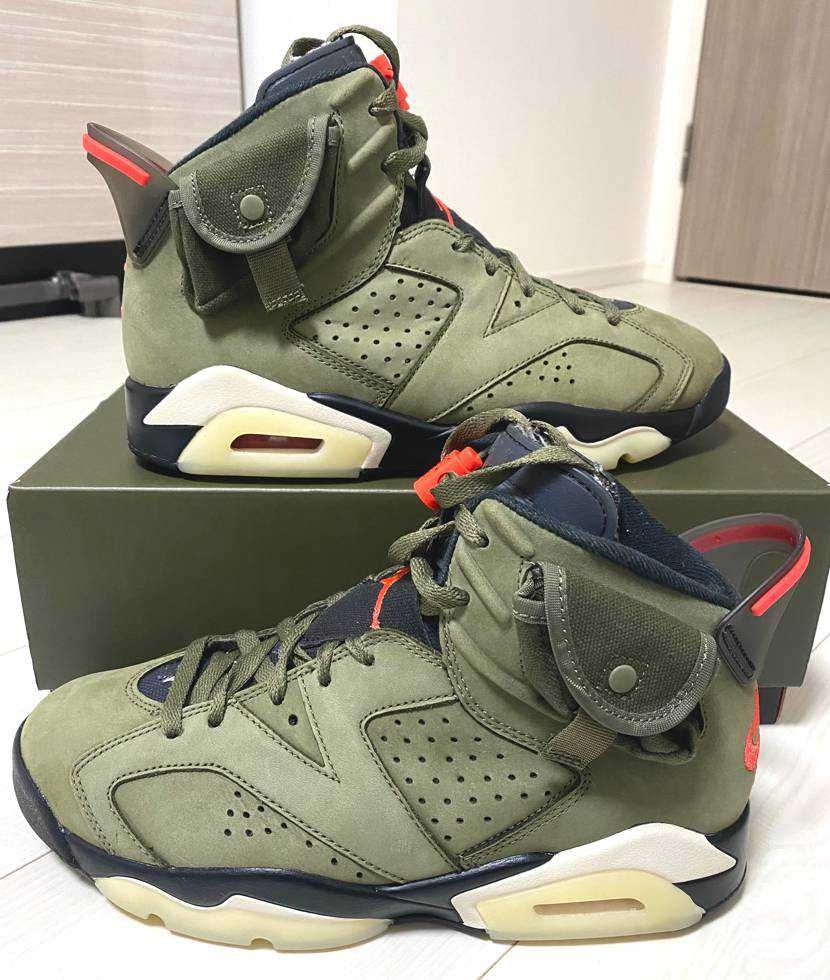 Travis Scott × Nike Air Jordan 6 Retro "Medium Olive"