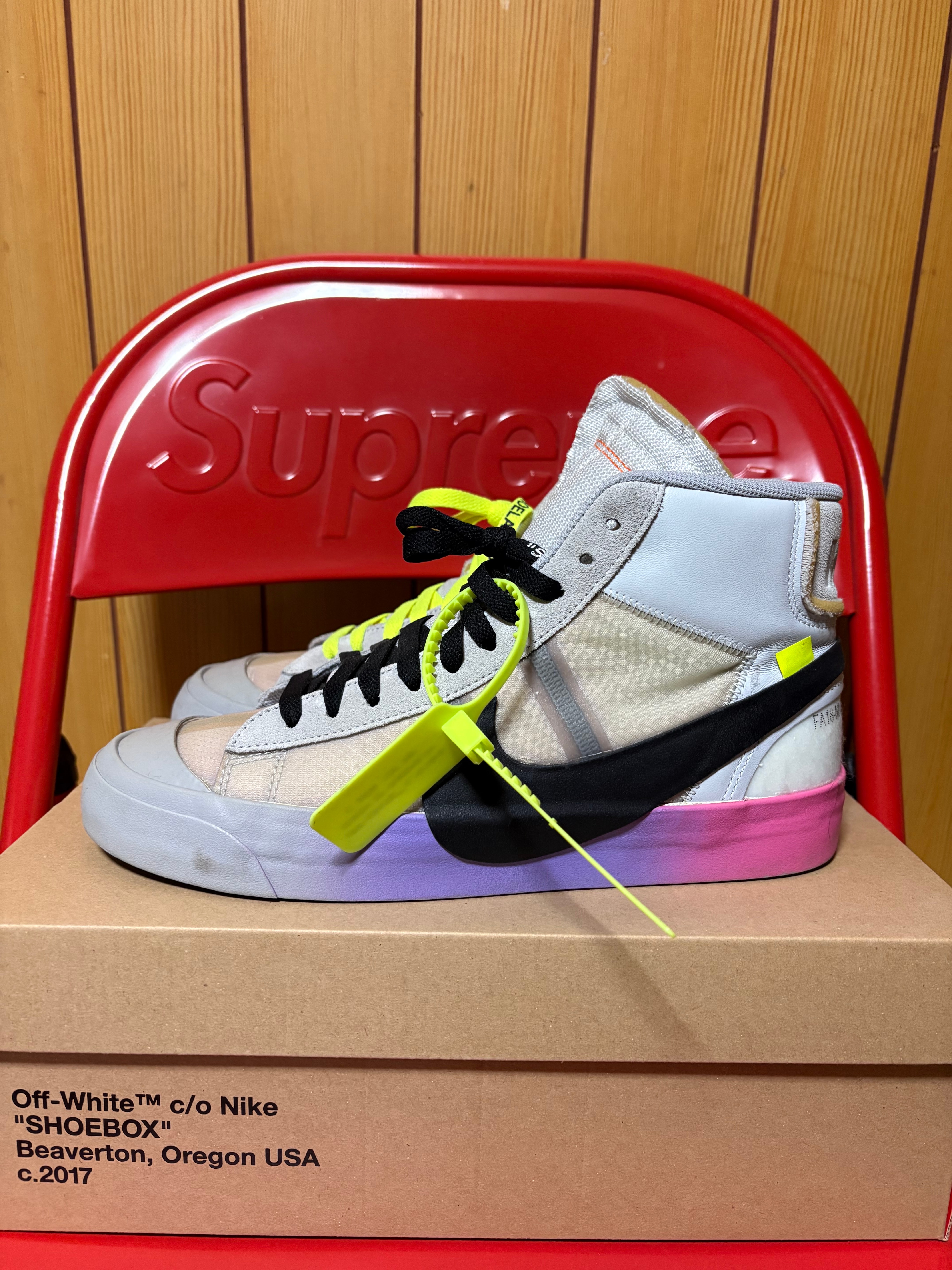 Serena Williams × Off-White ×Nike Blazer Mid 