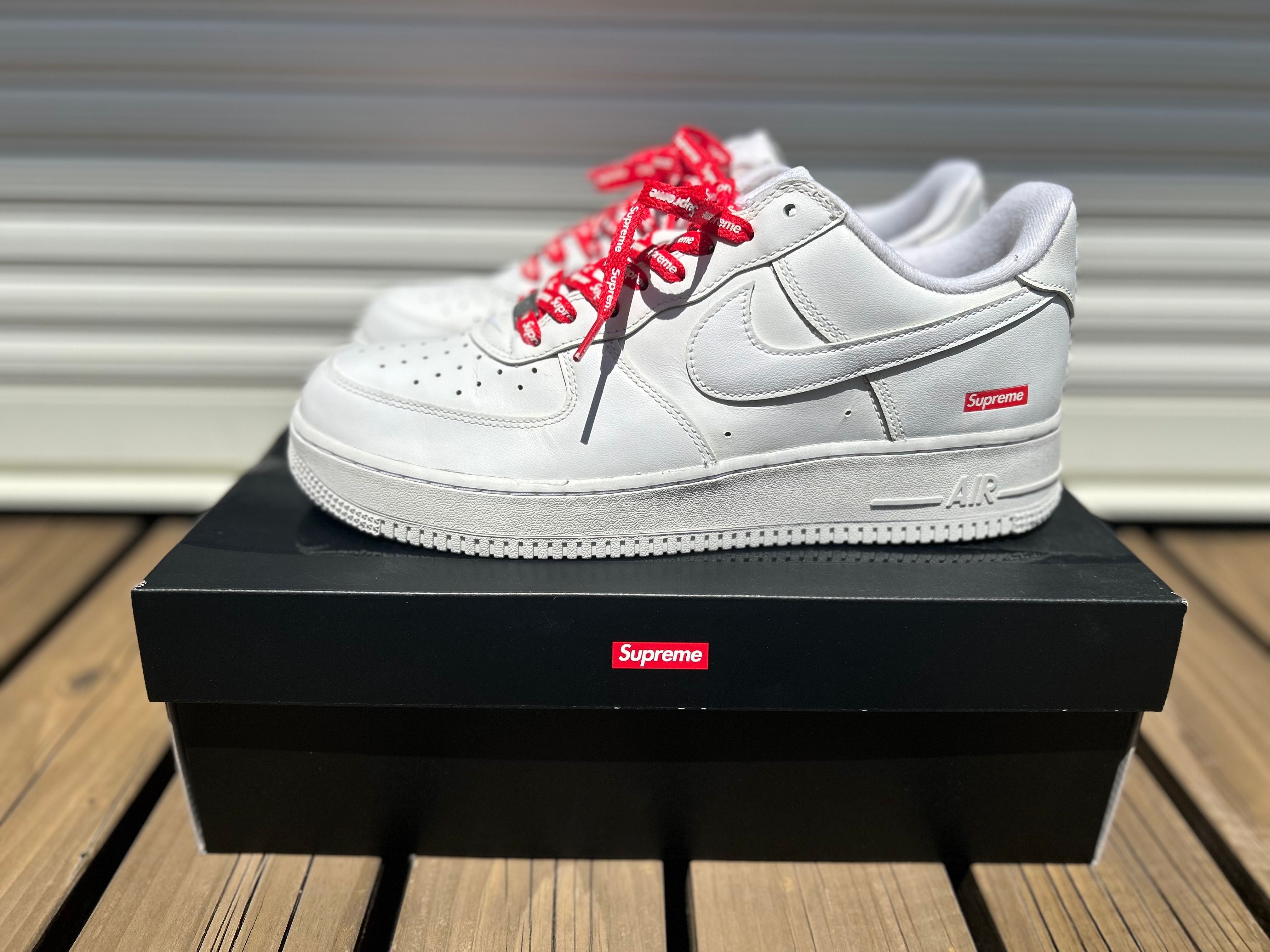 Supreme × Nike Air Force 1 Low "White"