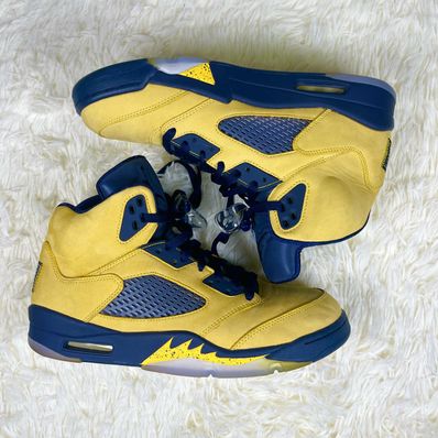 NIKE AIR JORDAN 5 "MICHIGAN"