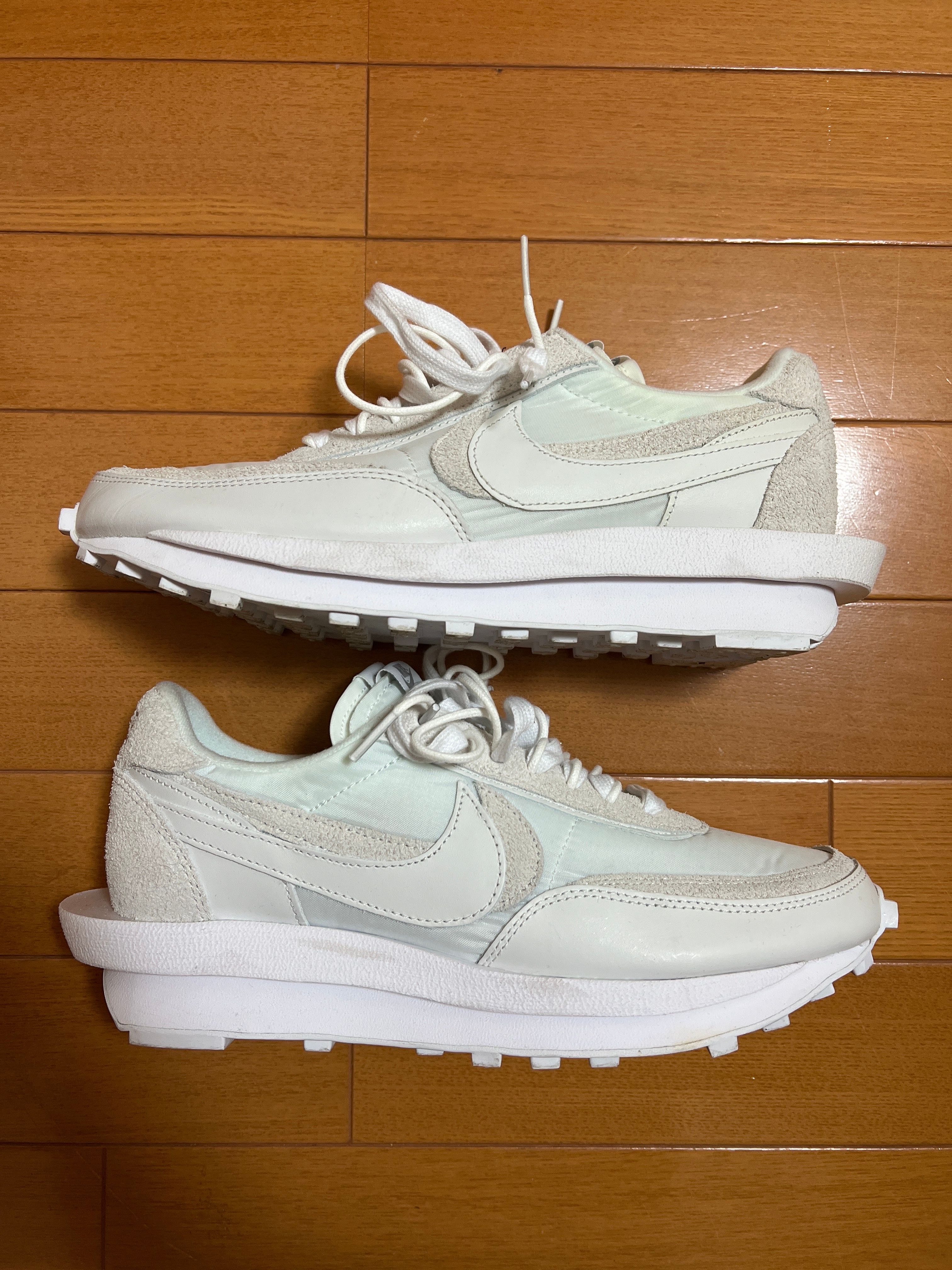 sacai × Nike LDV Waffle "Triple White"