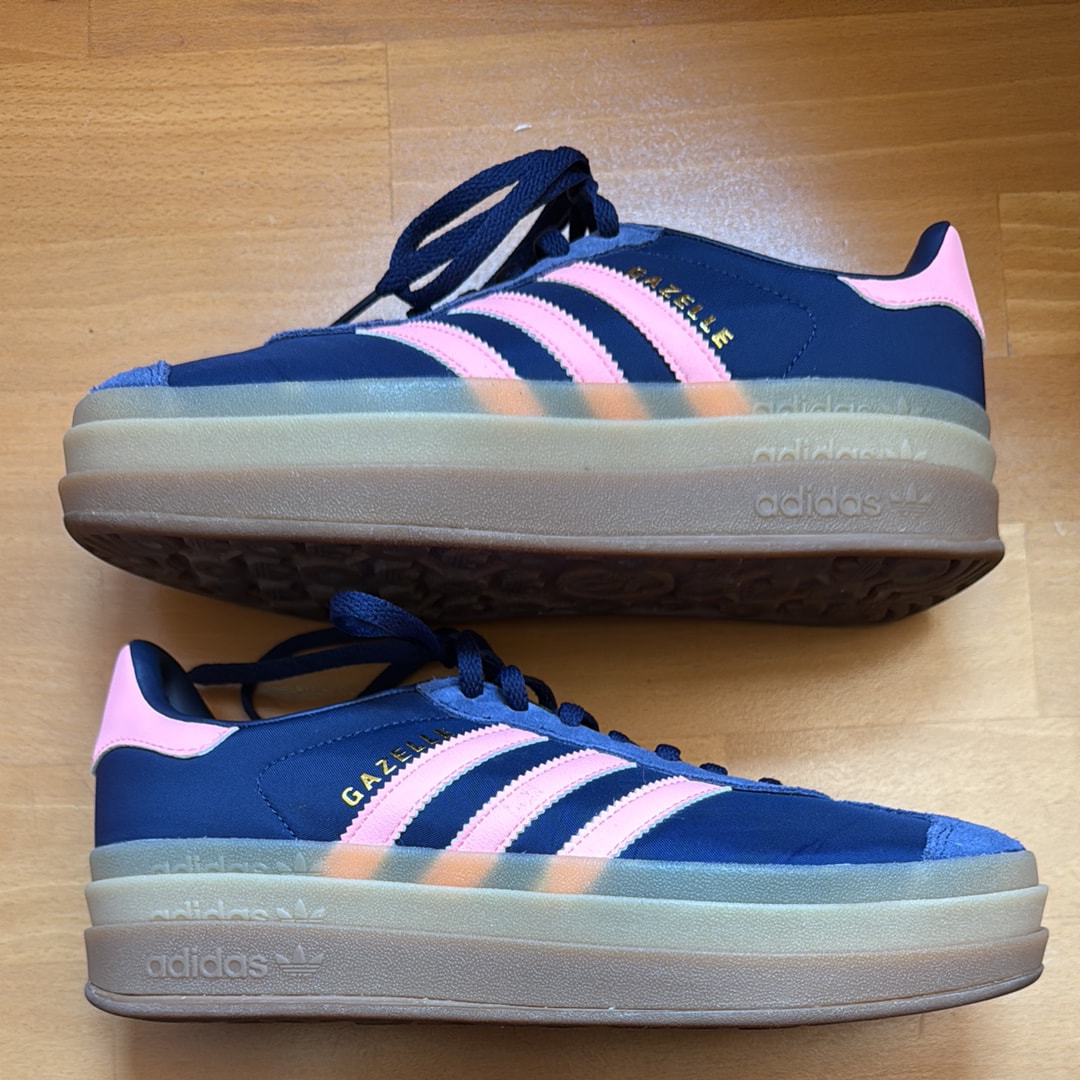 adidas Women's Gazelle Bold "Dark Blue/Pink Spark"