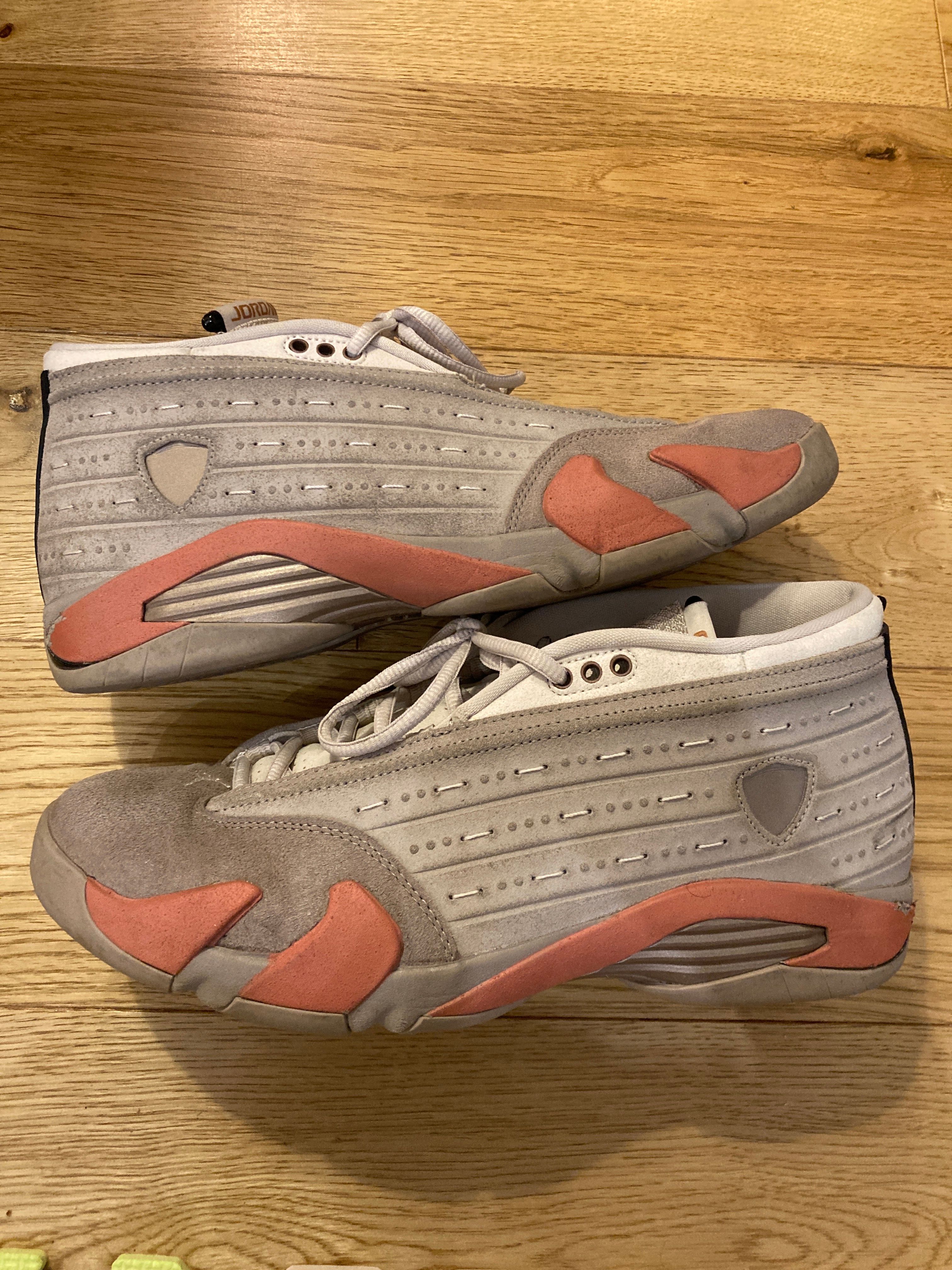 Clot × Nike Air Jordan 14 Low "Brown"