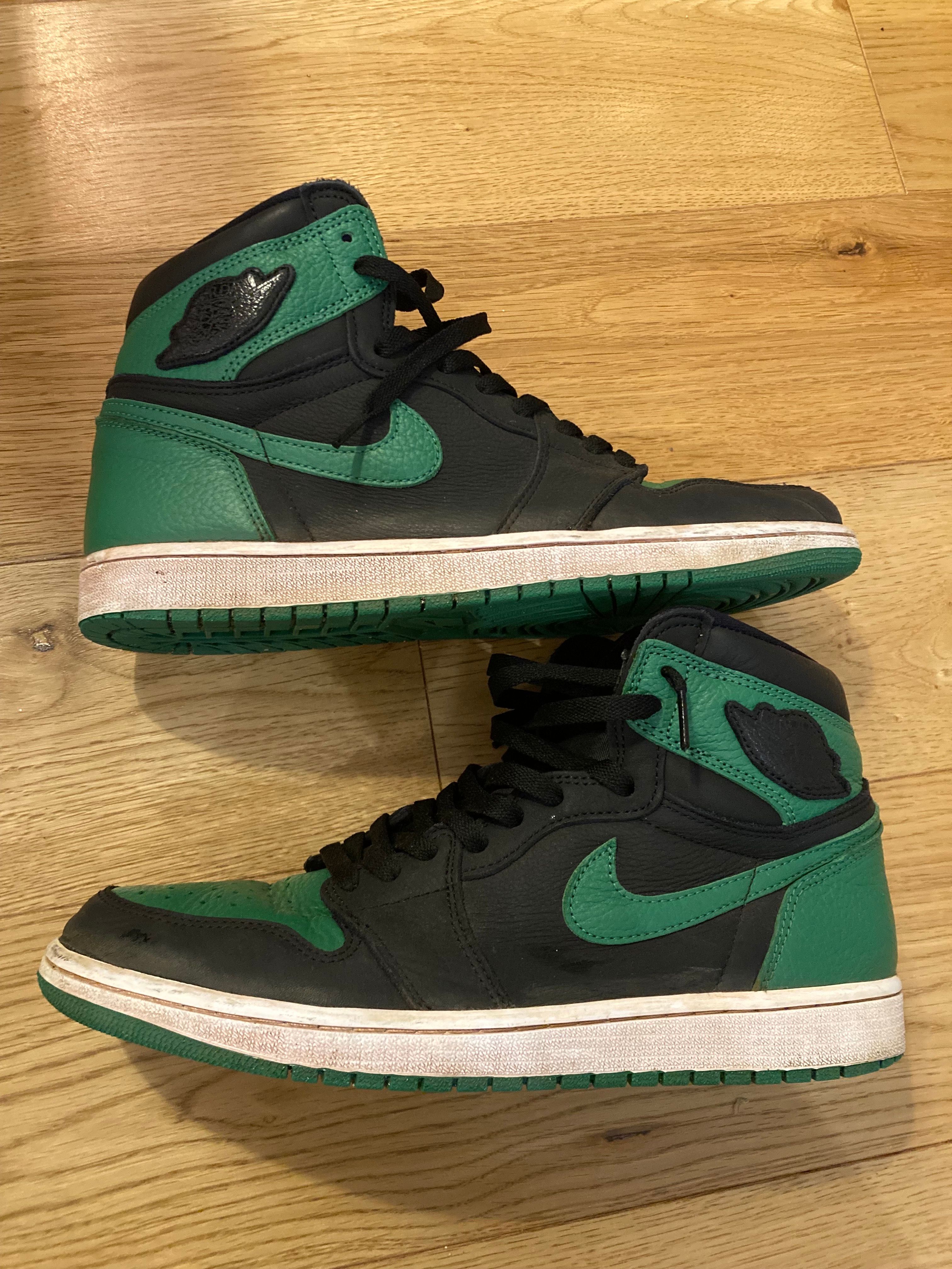 Nike Air Jordan 1 Retro High OG "Black/Pine Green" (2020)      
