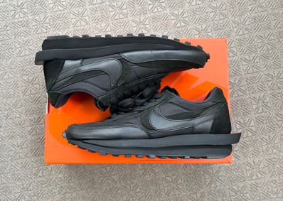 sacai × Nike LDV Waffle "Triple Black"