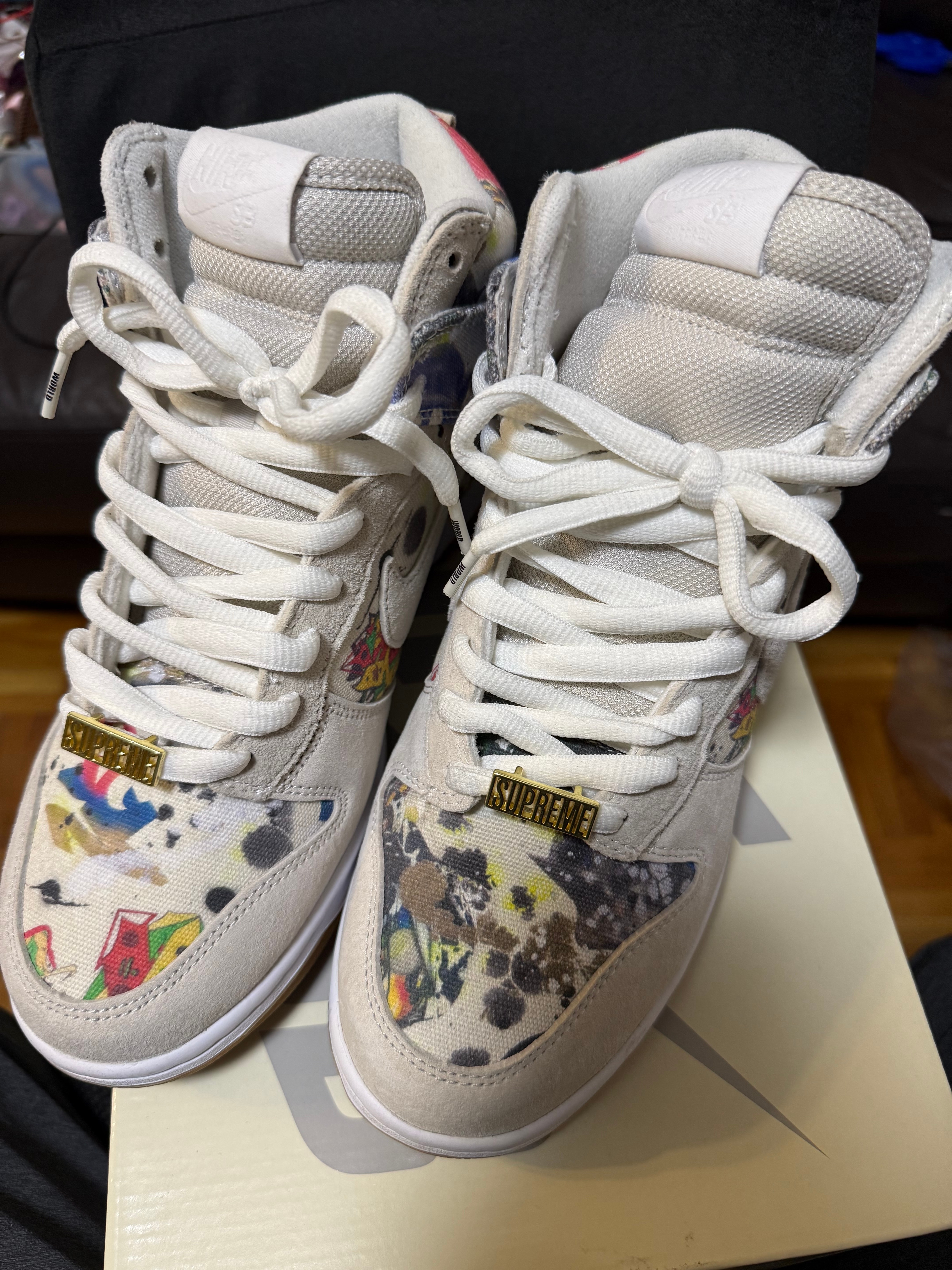 Supreme × Nike SB Dunk High "Rammellzee"