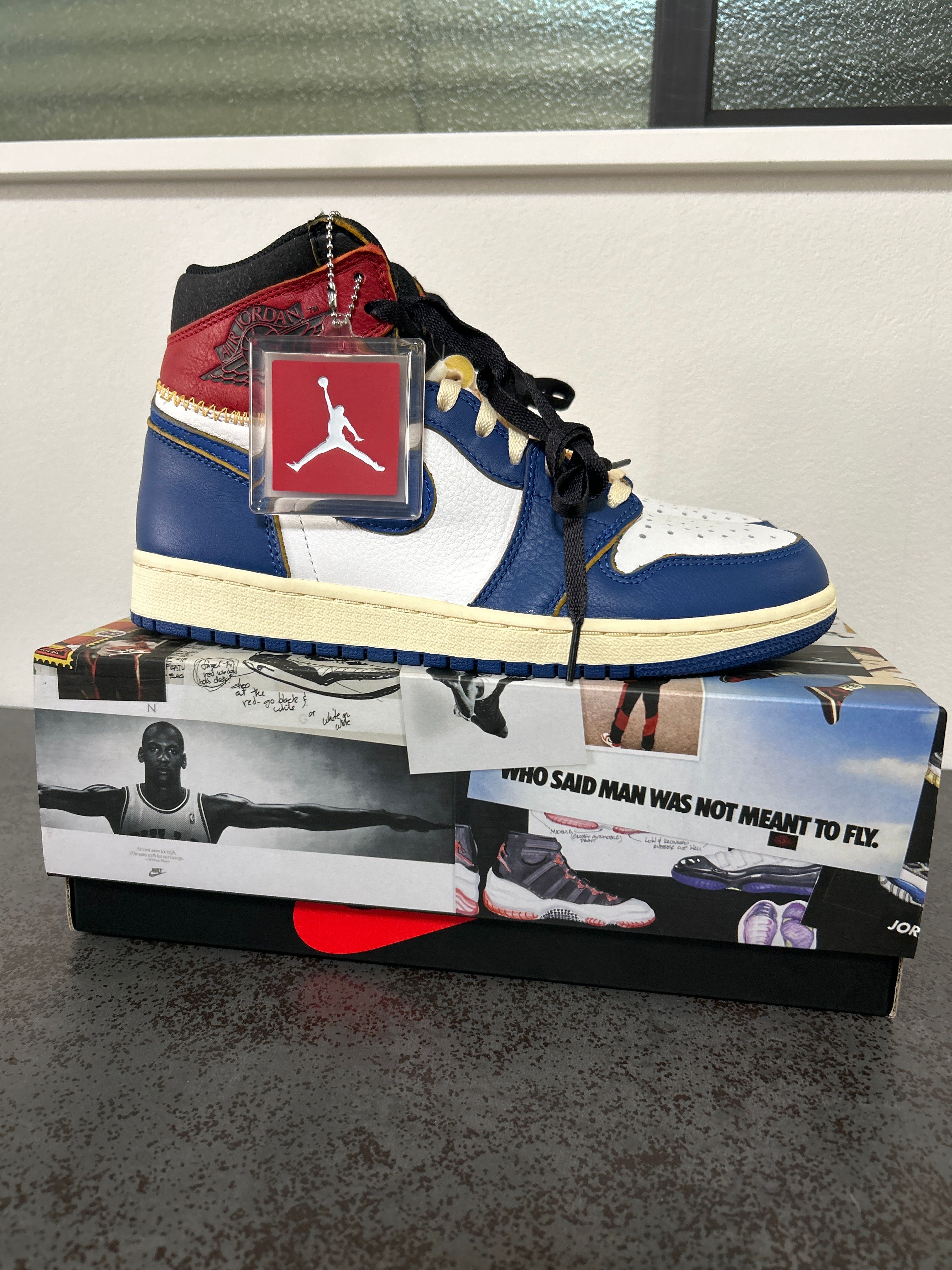 Union × Nike Air Jordan 1 Retro High OG NRG "Storm Blue/Varsity Red"