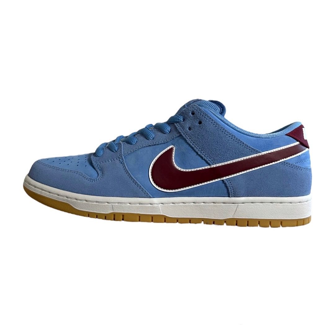 Nike SB Dunk Low Pro "Philadelphia Phillies/Valor Blue and Team Maroon"