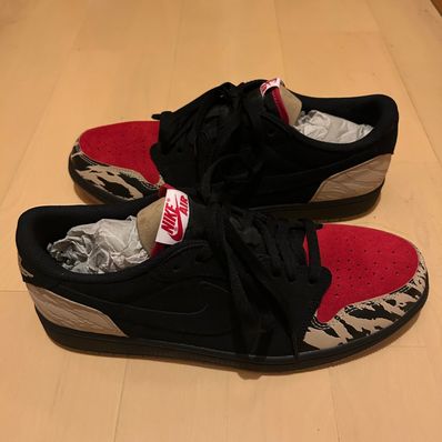 Sole Fly × Nike Air Jordan 1 Low "Black and Sport Red"