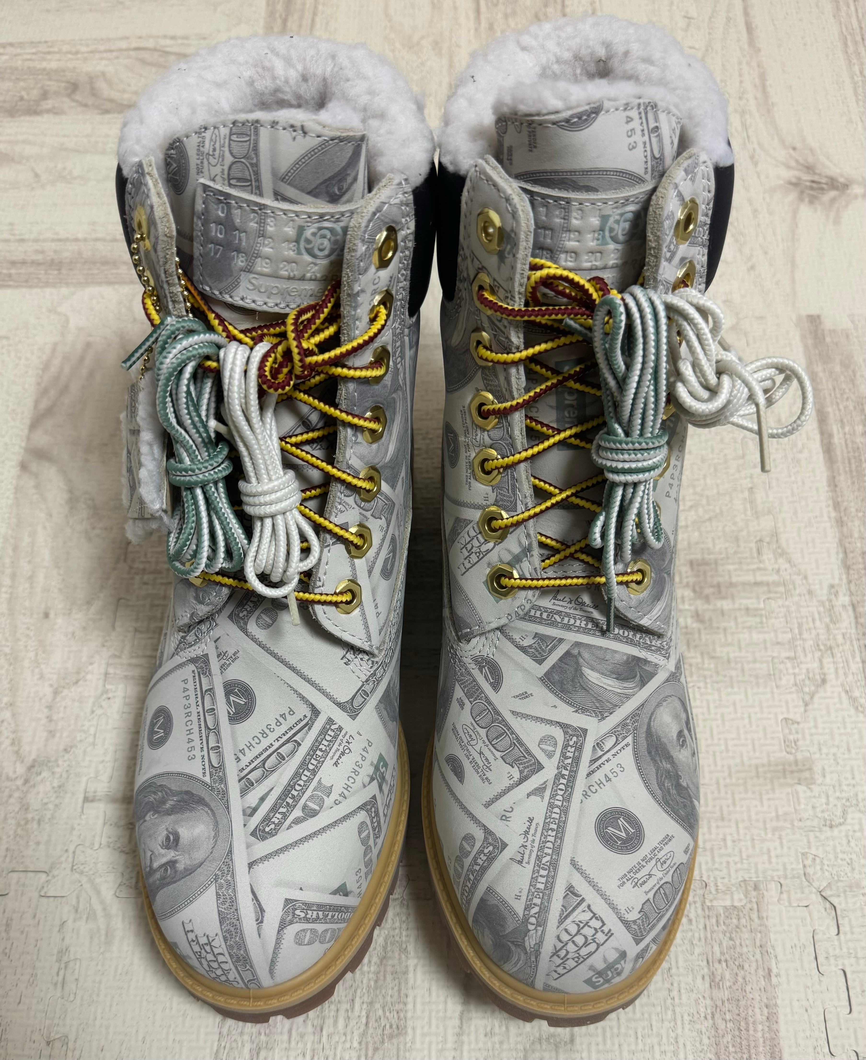 Supreme × MM6 Maison Margiela × Timberland Money 6 Inch Premium Waterproof Boot "Multicolor" (26SS Week4)