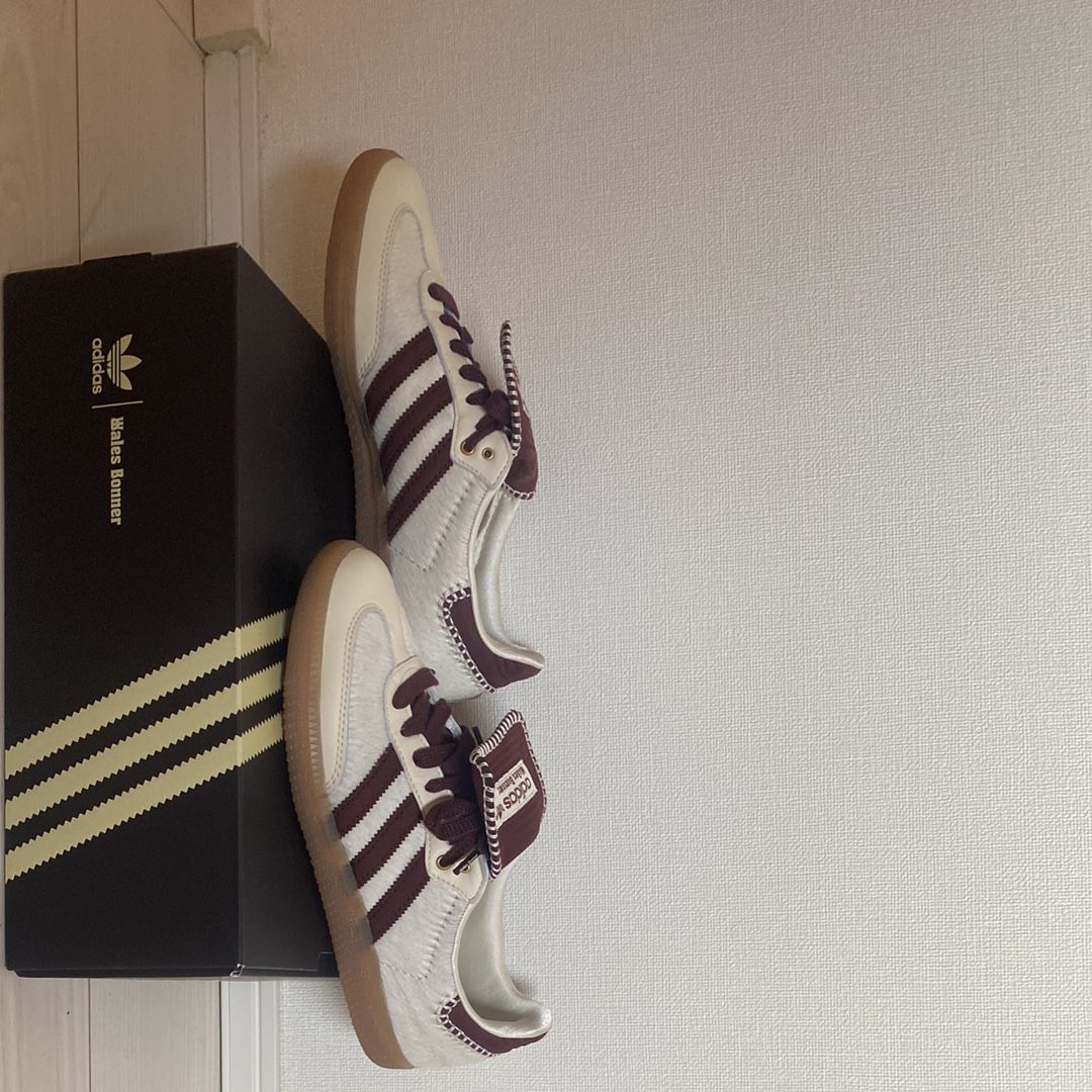 Wales Bonner × adidas Samba Pony Tonal Low "Cream White/Mystery Brown"