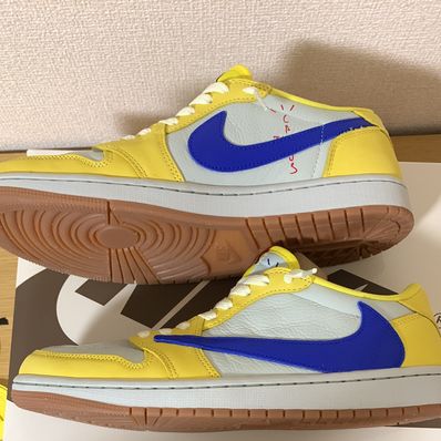 Travis Scott × Nike Women's Air Jordan 1 Retro Low OG "Canary"