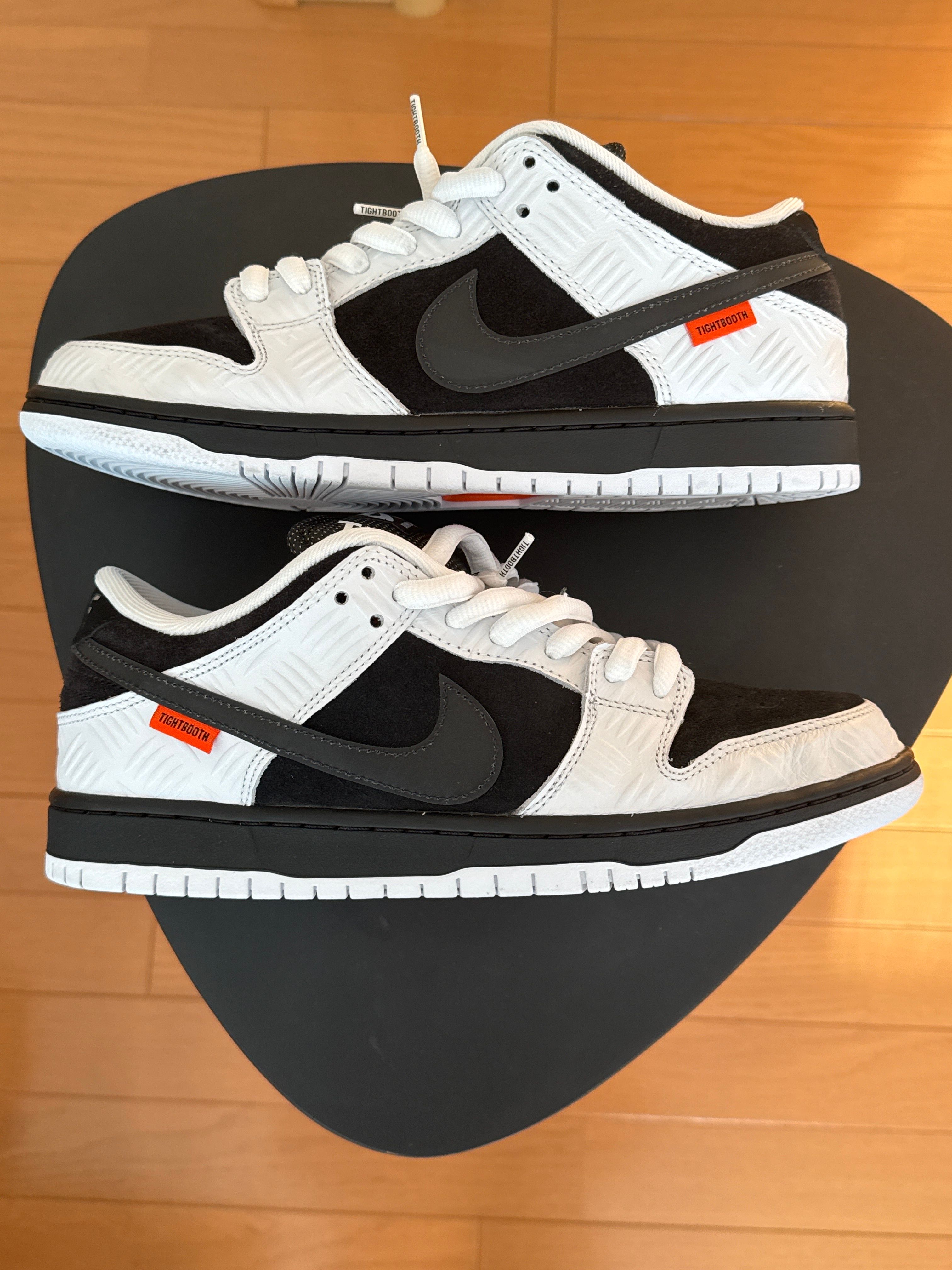 TIGHTBOOTH × Nike SB Dunk Low Pro QS "Black and White"