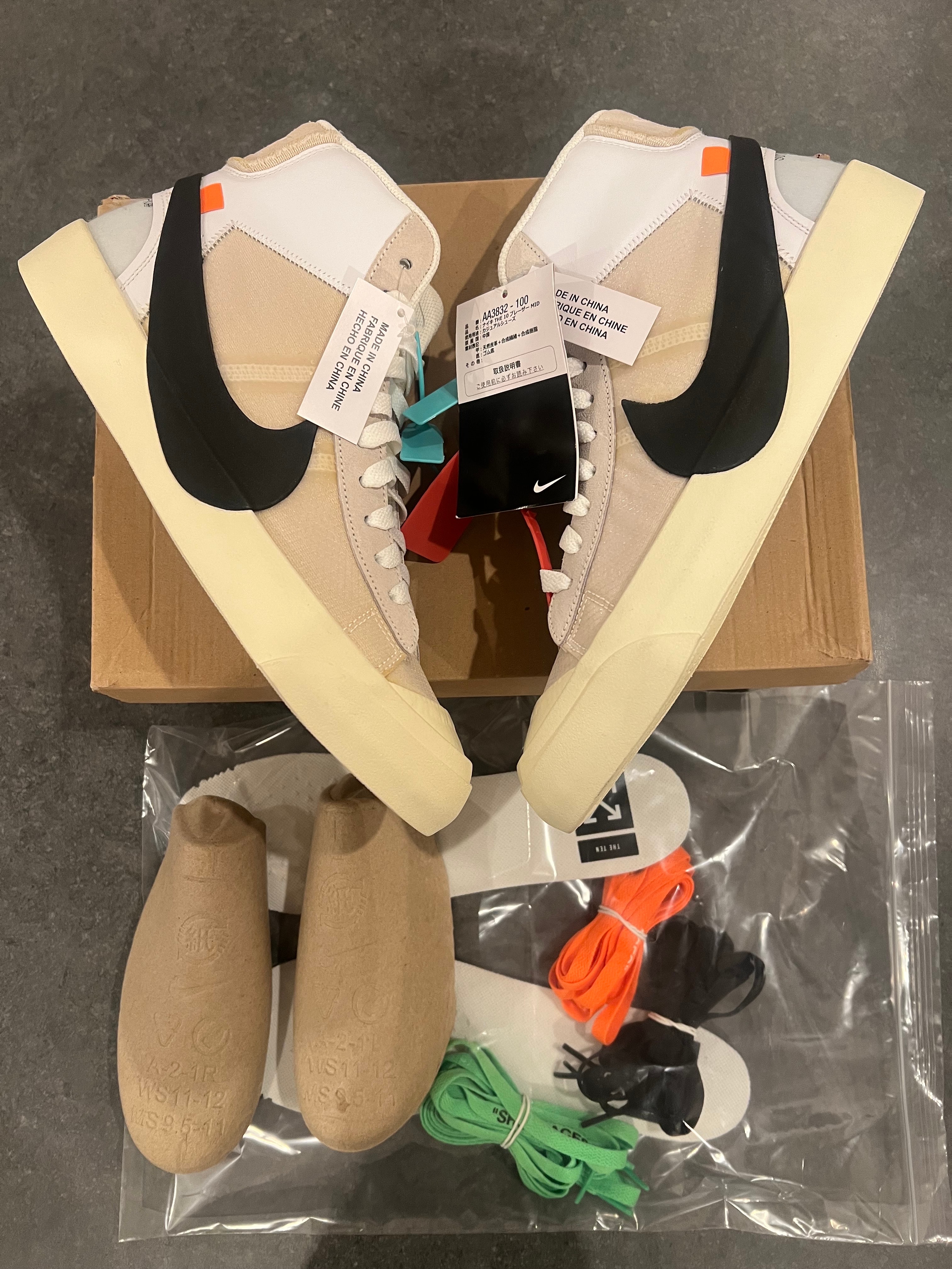 Off-White × Nike The Ten Blazer Mid "White"