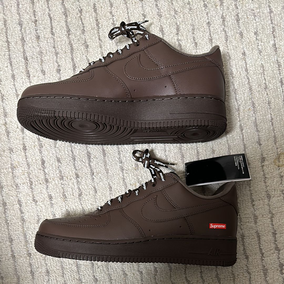 Supreme × Nike Air Force 1 Low "Baroque Brown"