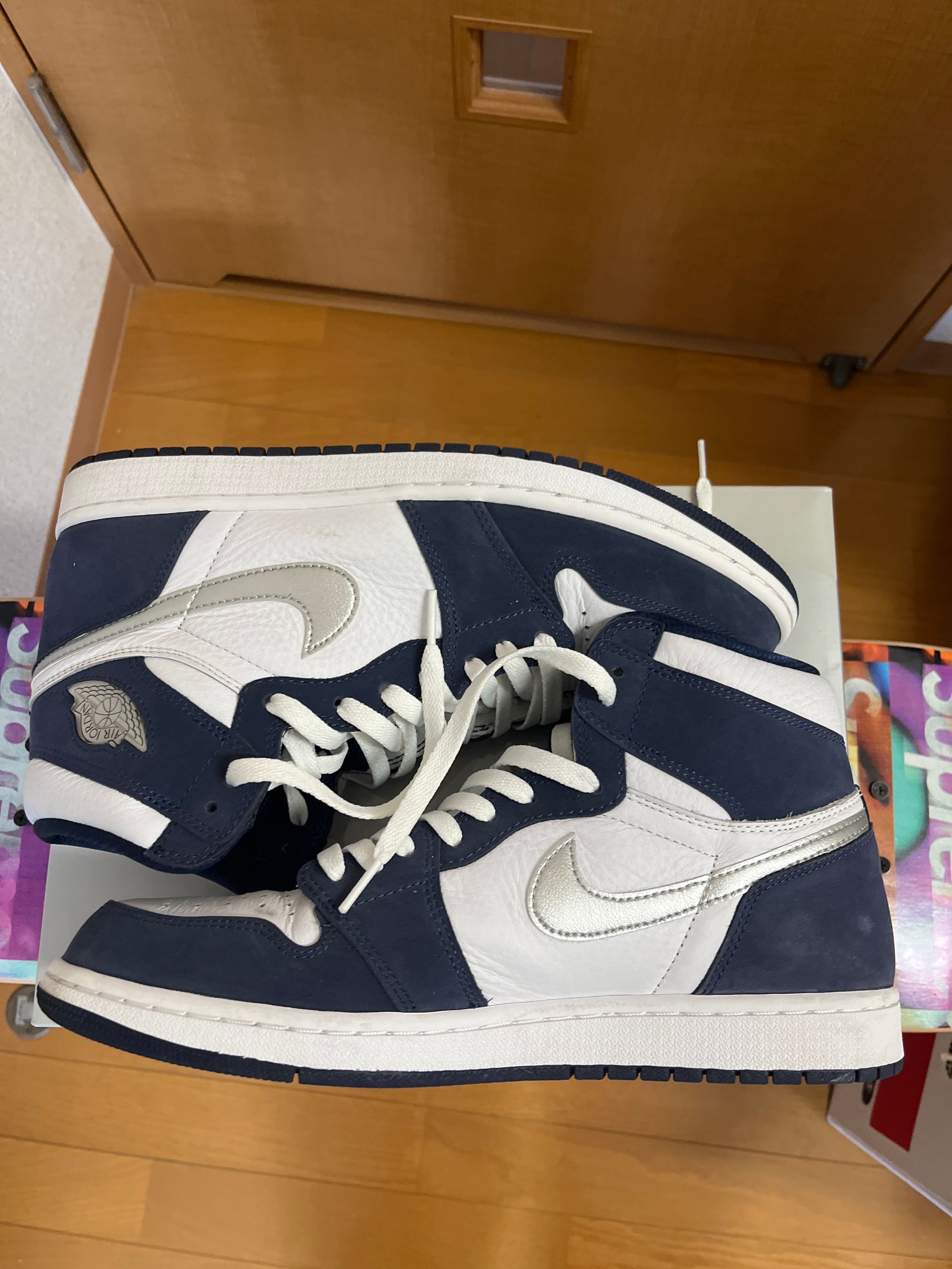 Nike Air Jordan 1 High OG CO.JP "White/Midnight Navy" (2020)(ブリーフケースなし)