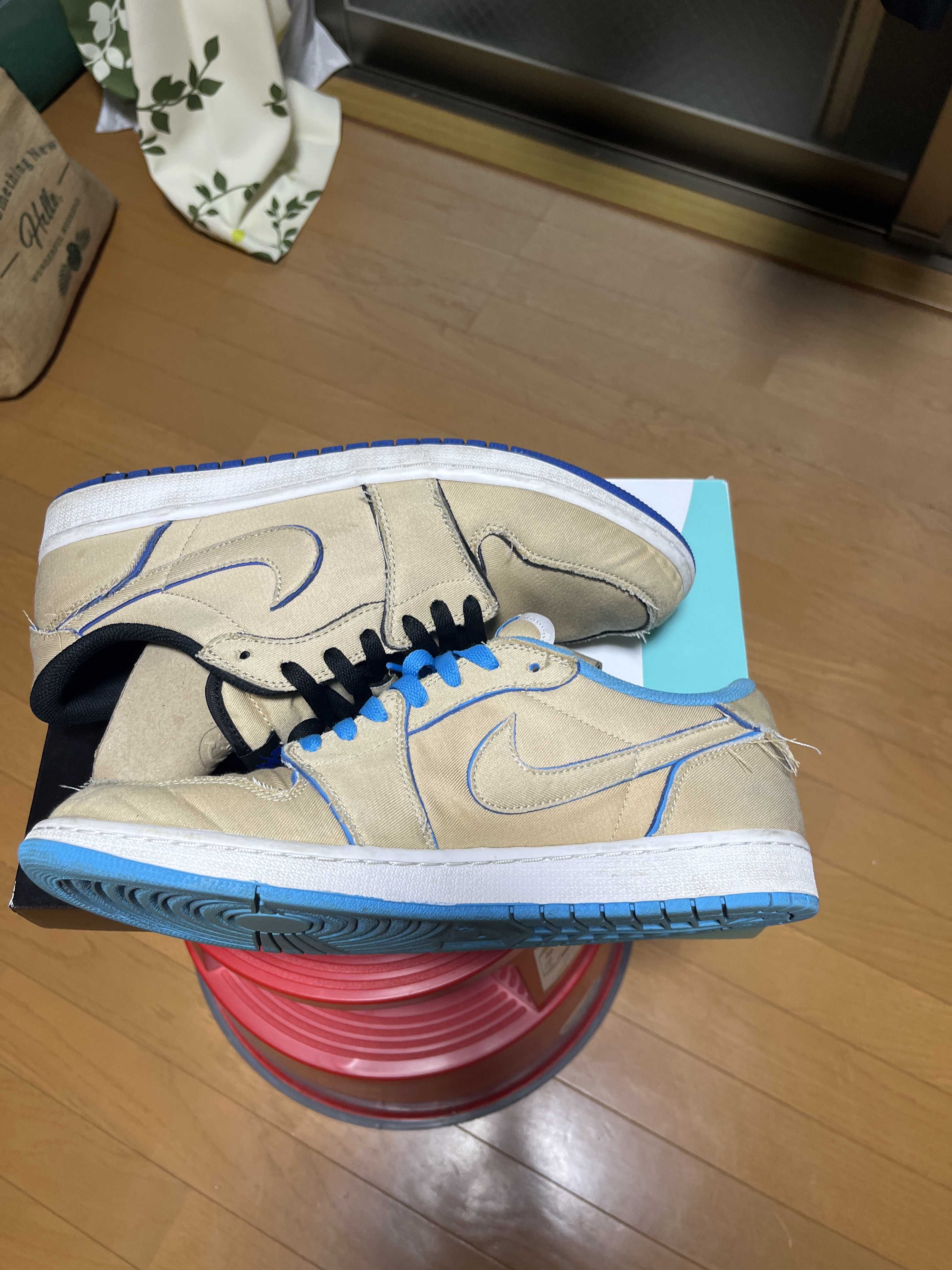 Nike SB Air Jordan 1 Low "Desert Ore/Royal Blue" 