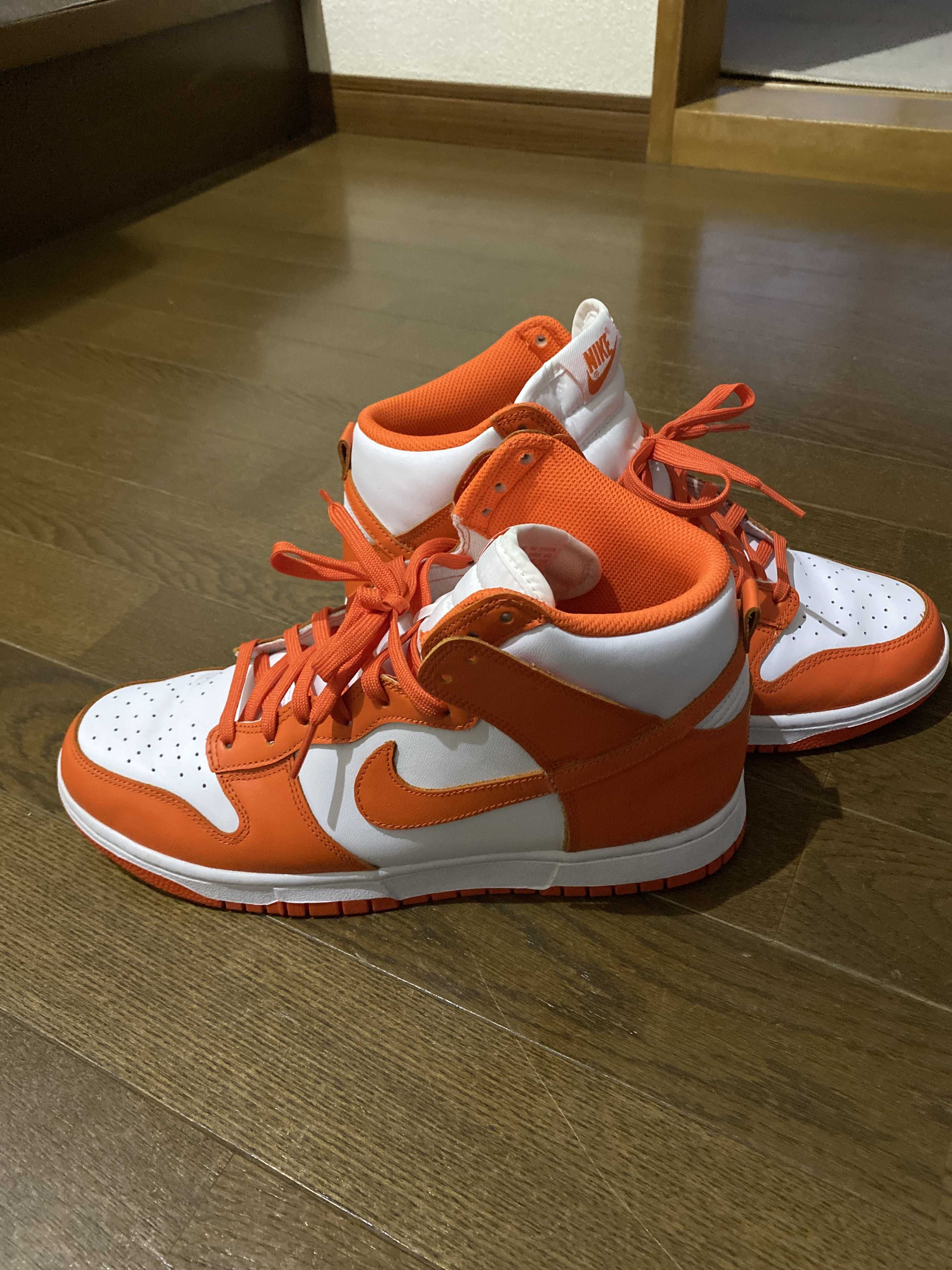 NIKE Women's DUNK HIGH "ORANGE BLAZE"