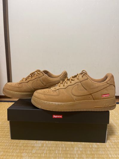 Supreme × Nike Air Force 1 Low "Flax/Wheat"