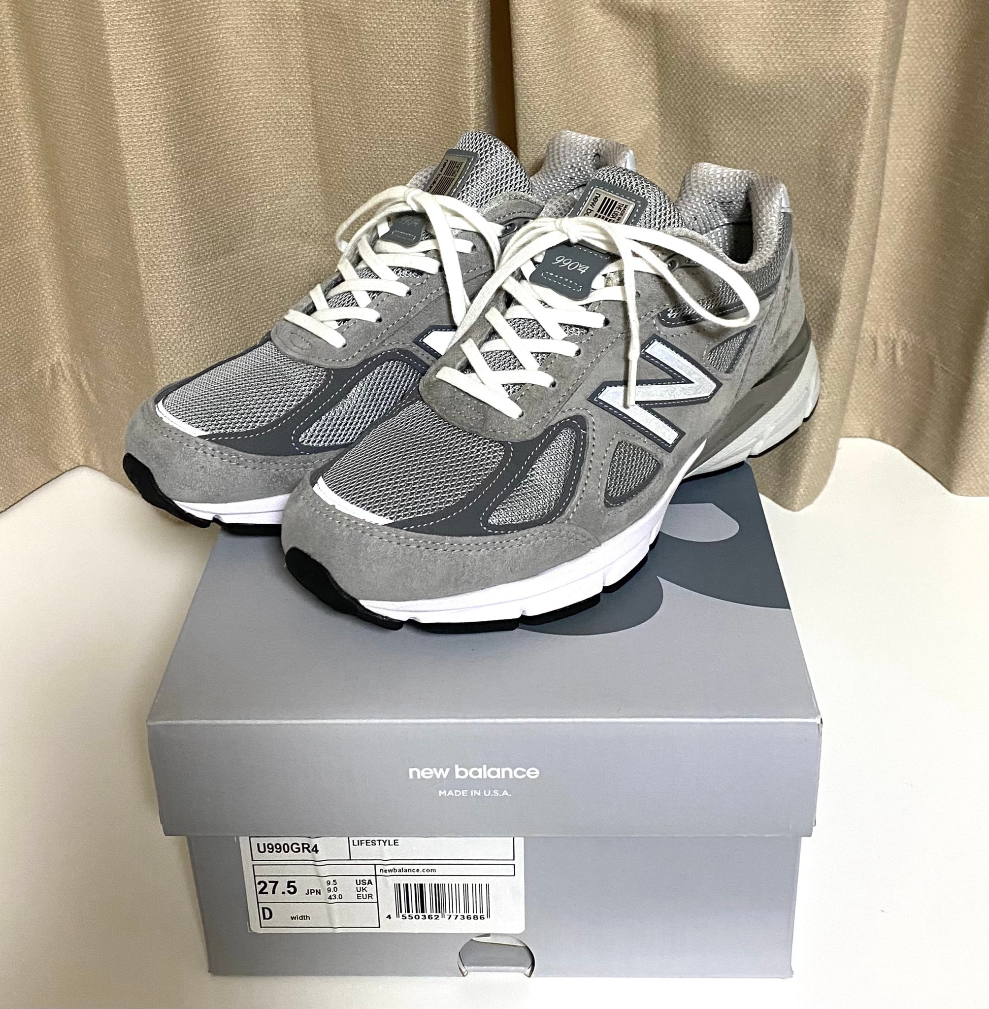New Balance 990V4 "Grey Silver"