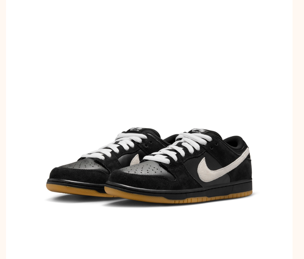 Nike SB Dunk Low Pro "Black/White"