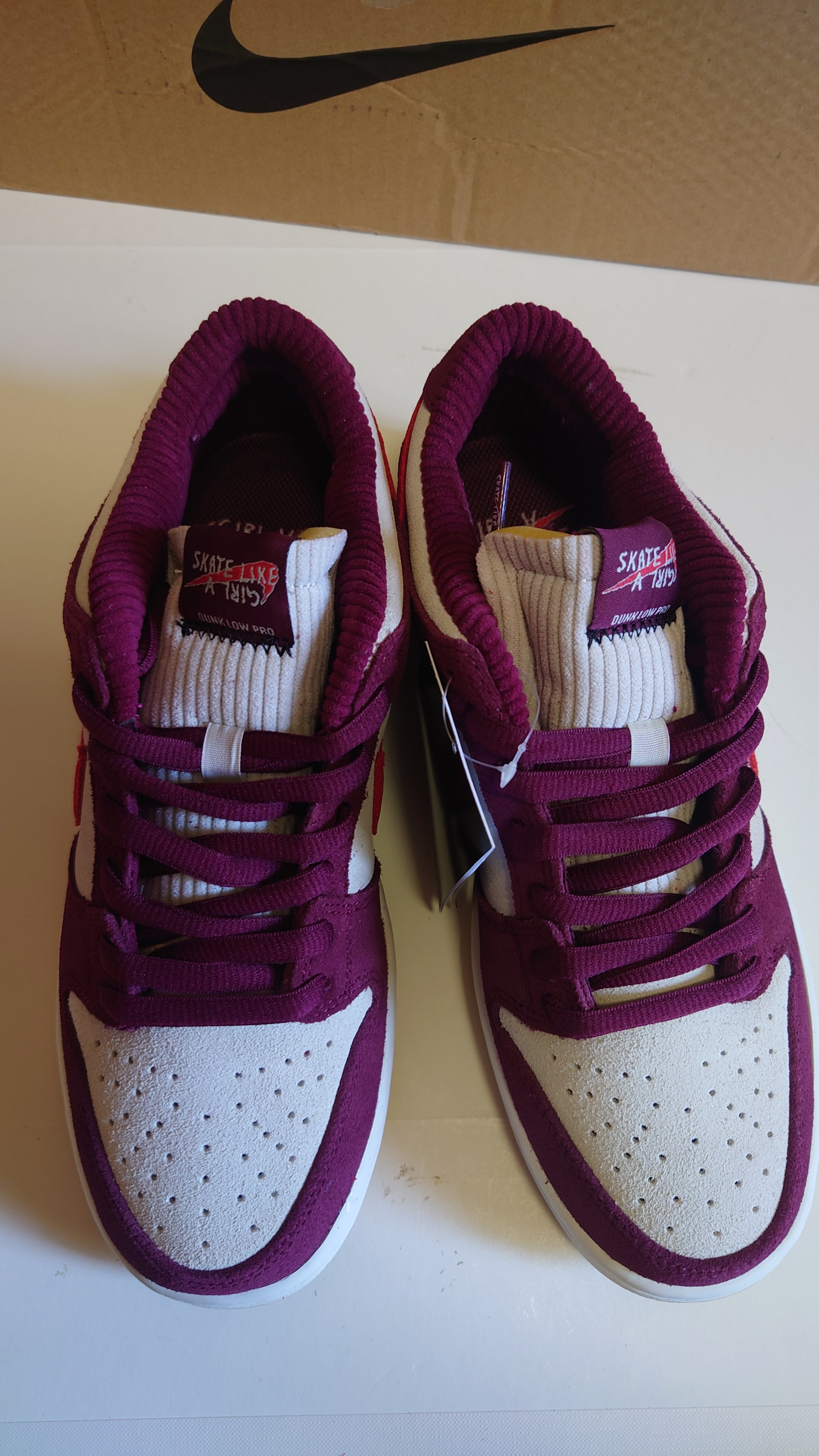 Skate Like a Girl × Nike SB Dunk Low Pro "Dark Beetroot"