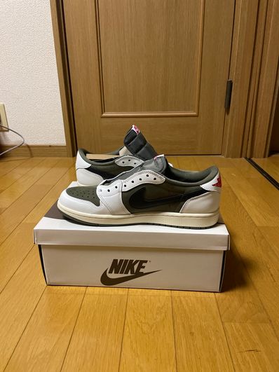 Travis Scott × Nike Air Jordan 1 Low OG SP "Reverse Olive"