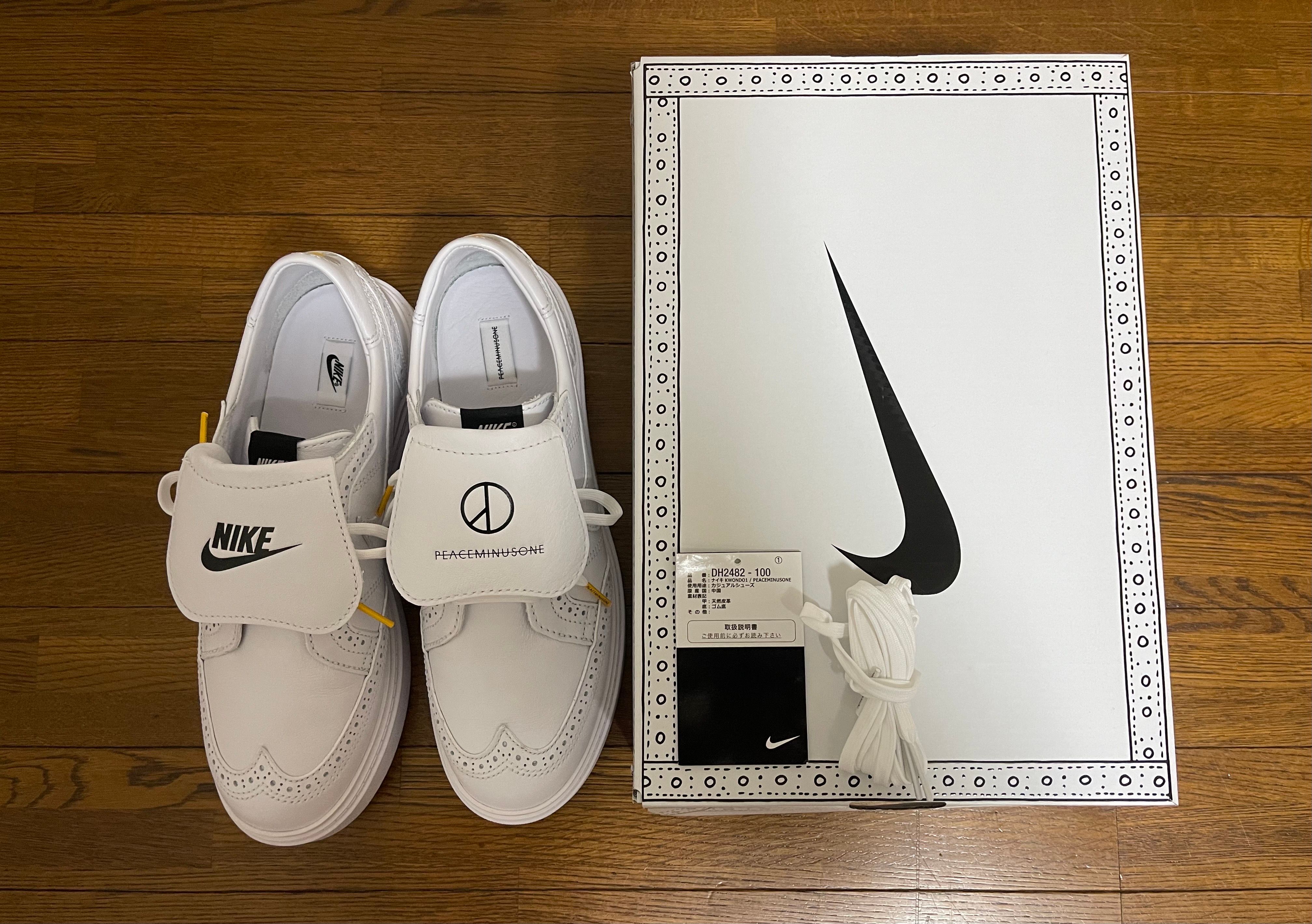 PEACEMINUSONE × Nike Kwondo1 "White" / G-DRAGON