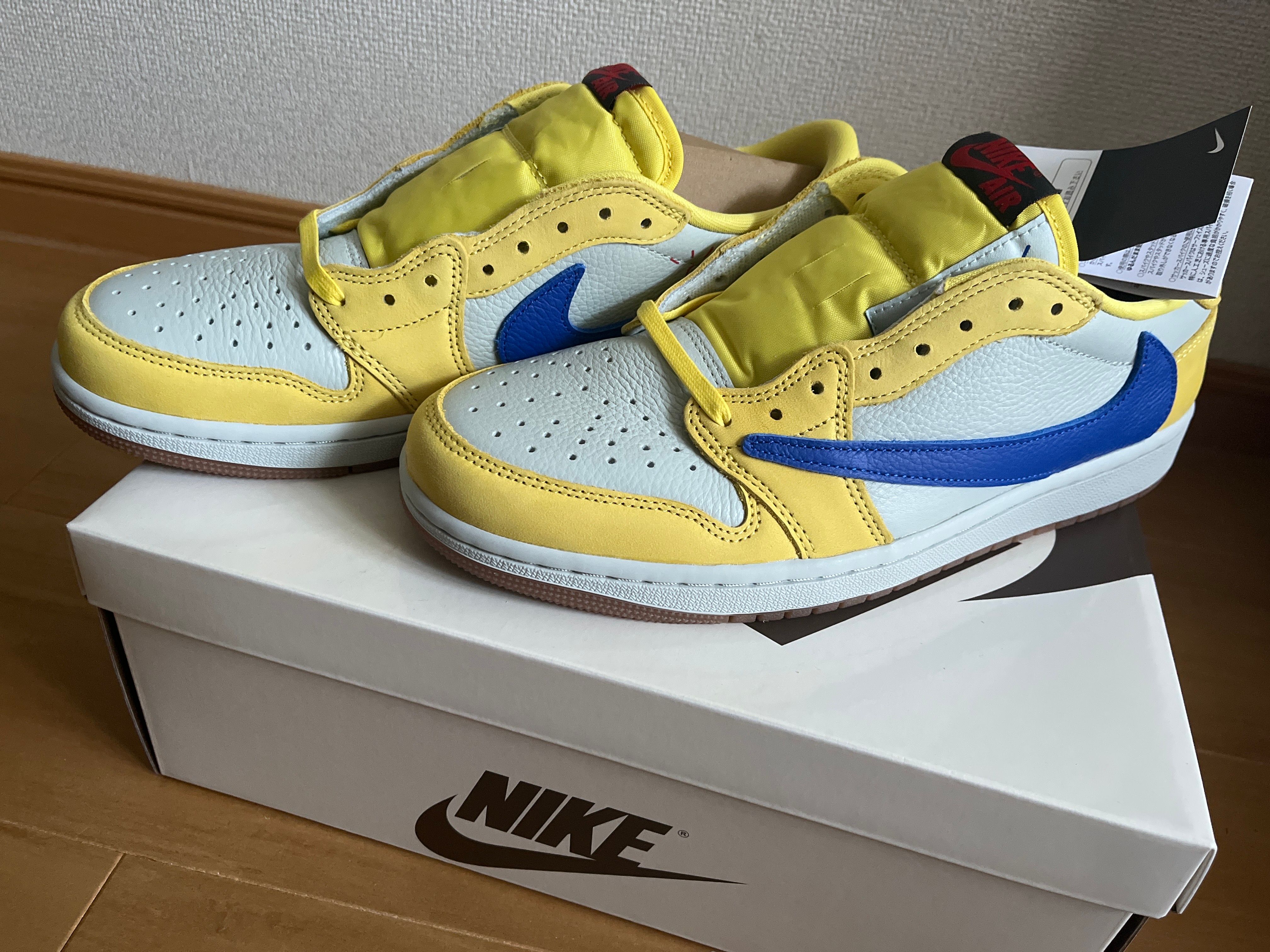 Travis Scott × Nike Women's Air Jordan 1 Retro Low OG "Canary"