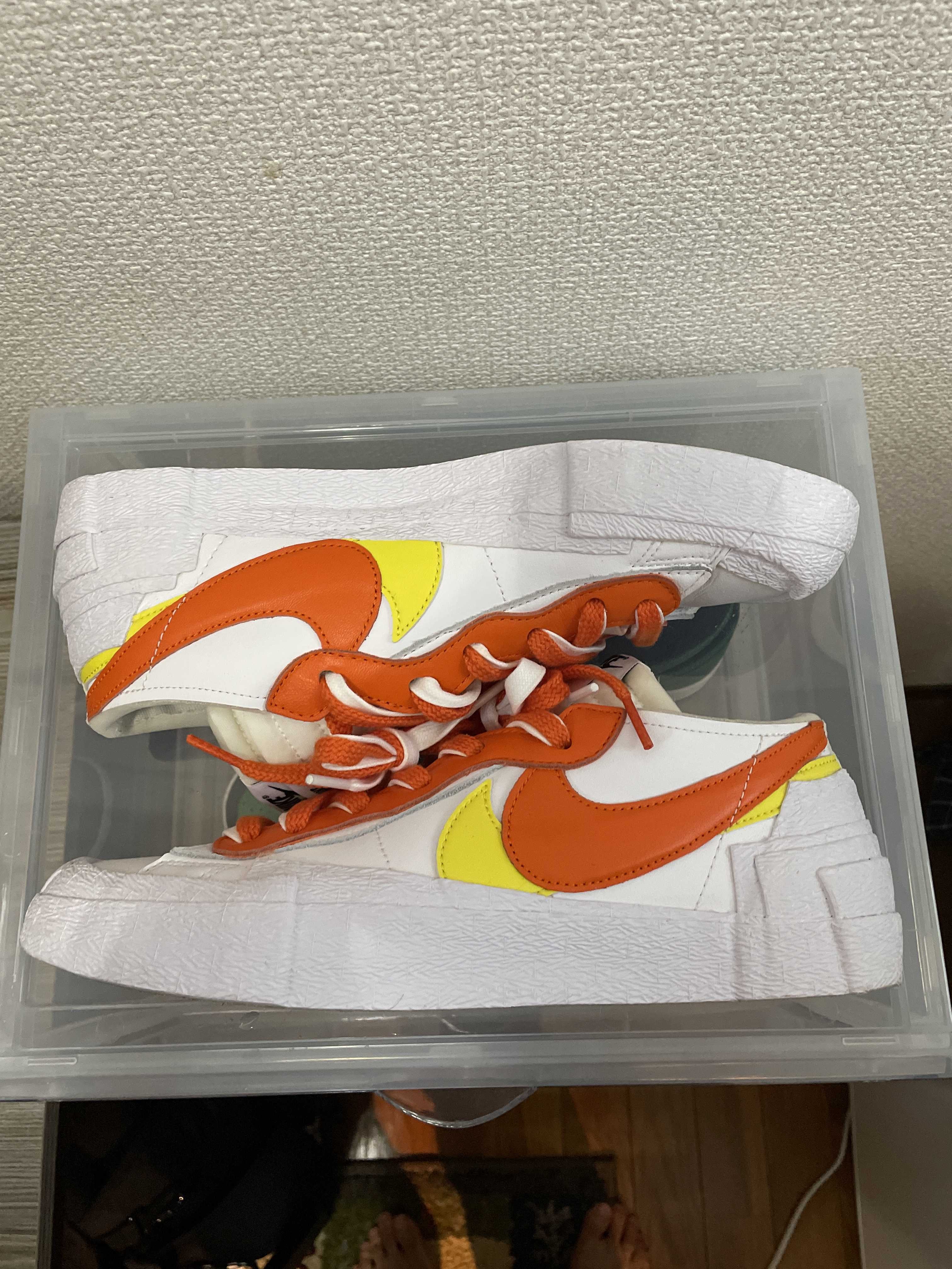 SACAI × NIKE BLAZER LOW "MAGMA ORANGE"