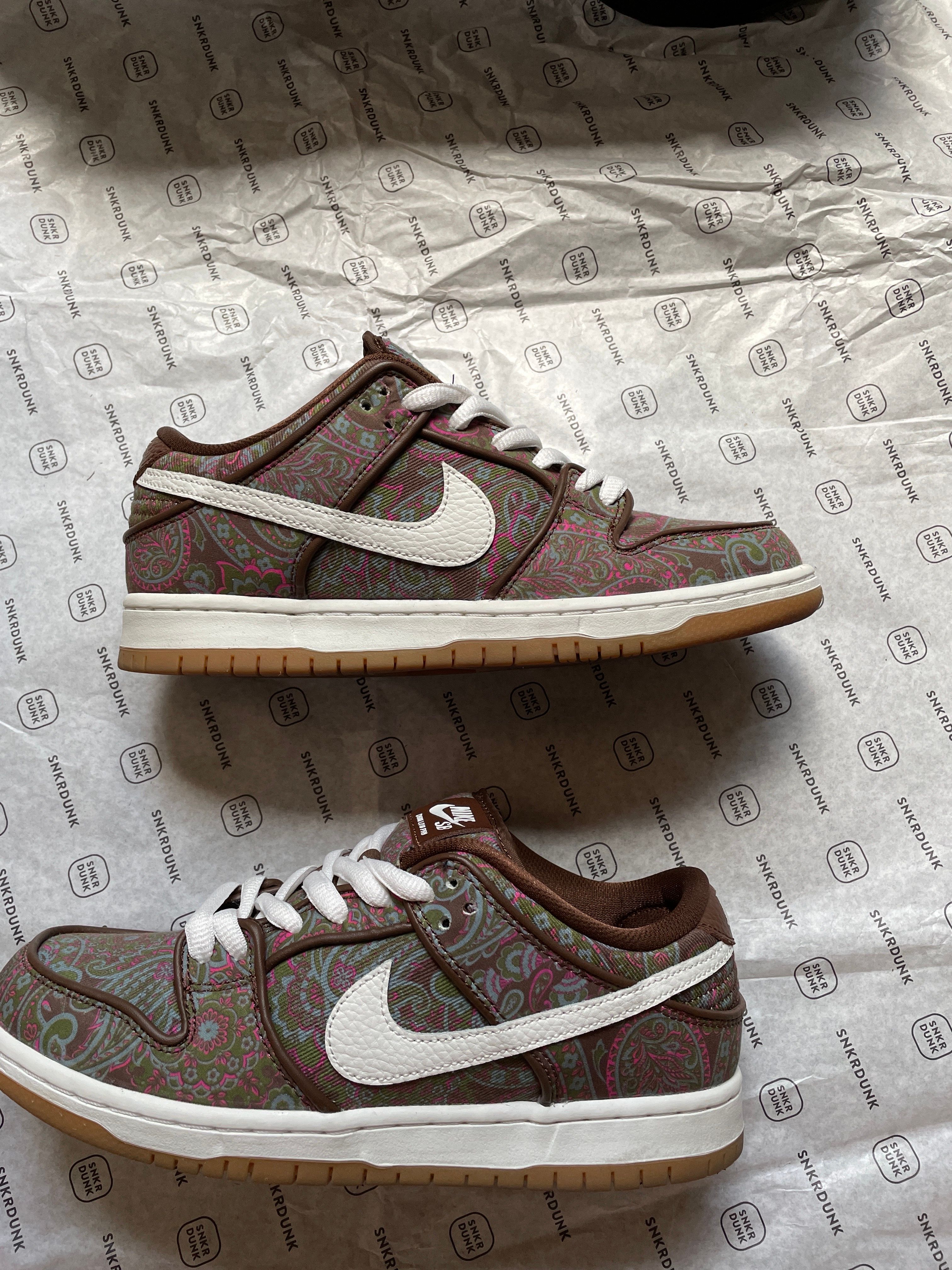 Nike SB Dunk Low PRM "Brown Paisley"