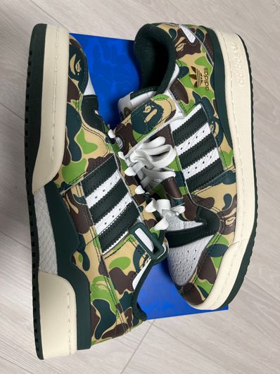 A BATHING APE × adidas Forum 84 Low 30th Anniversary "Green Camo"