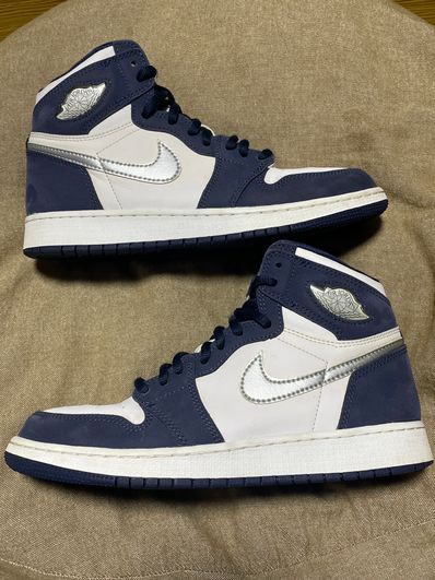 Nike GS Air Jordan 1 High OG CO.JP "Midnight Navy" (2020)(ブリーフケースなし)