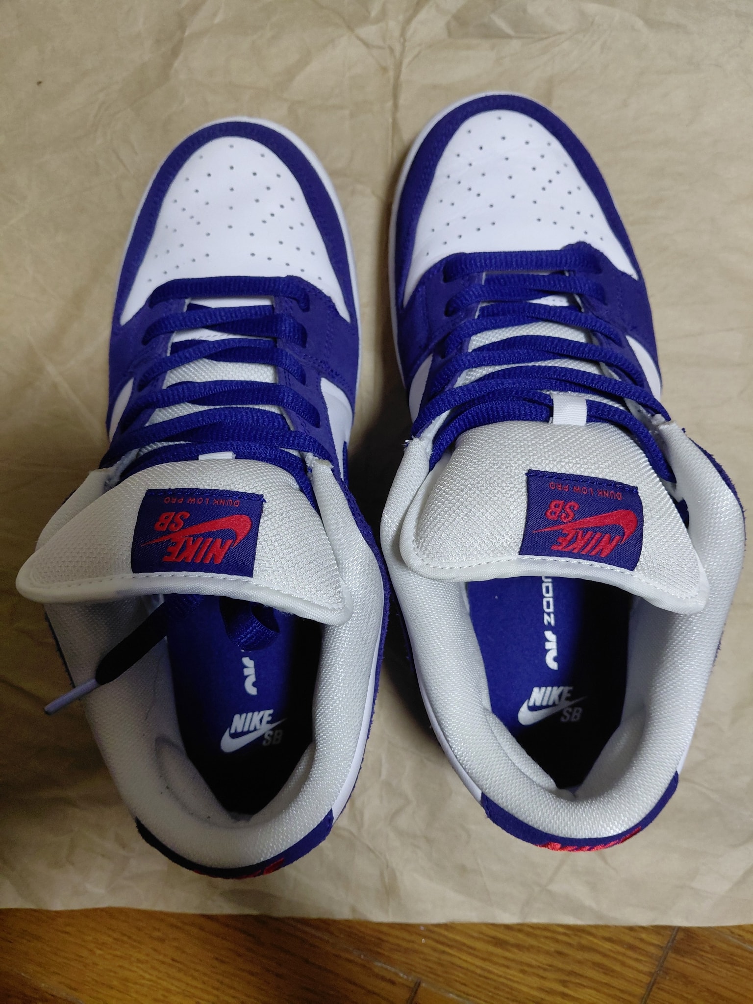 Nike SB Dunk Low "Los Angeles Dodgers/Deep Royal Blue"