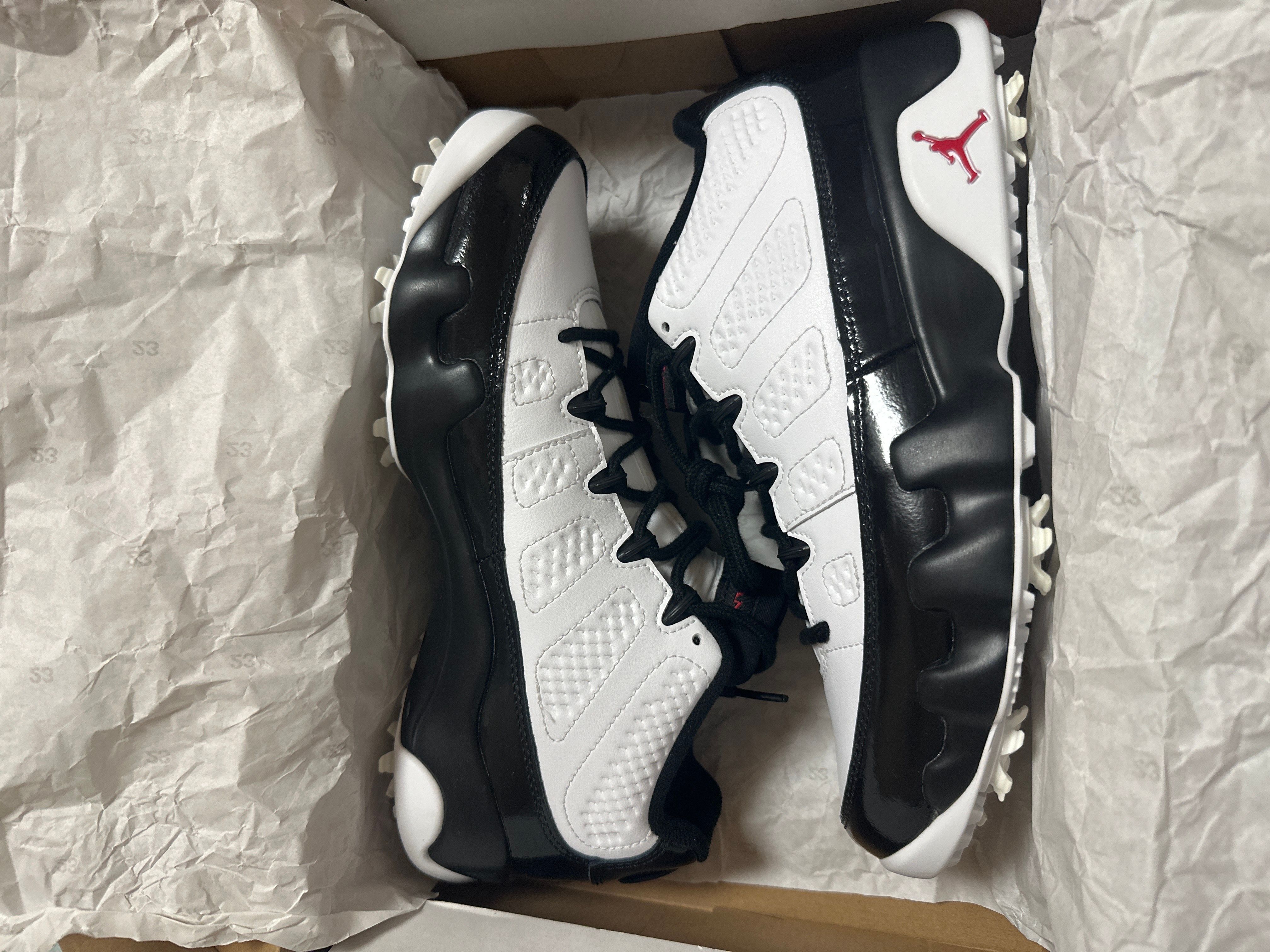 Nike Air Jordan 9 Golf "White/Black/True Red"