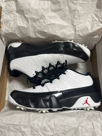 Nike Air Jordan 9 Golf "White/Black/True Red"