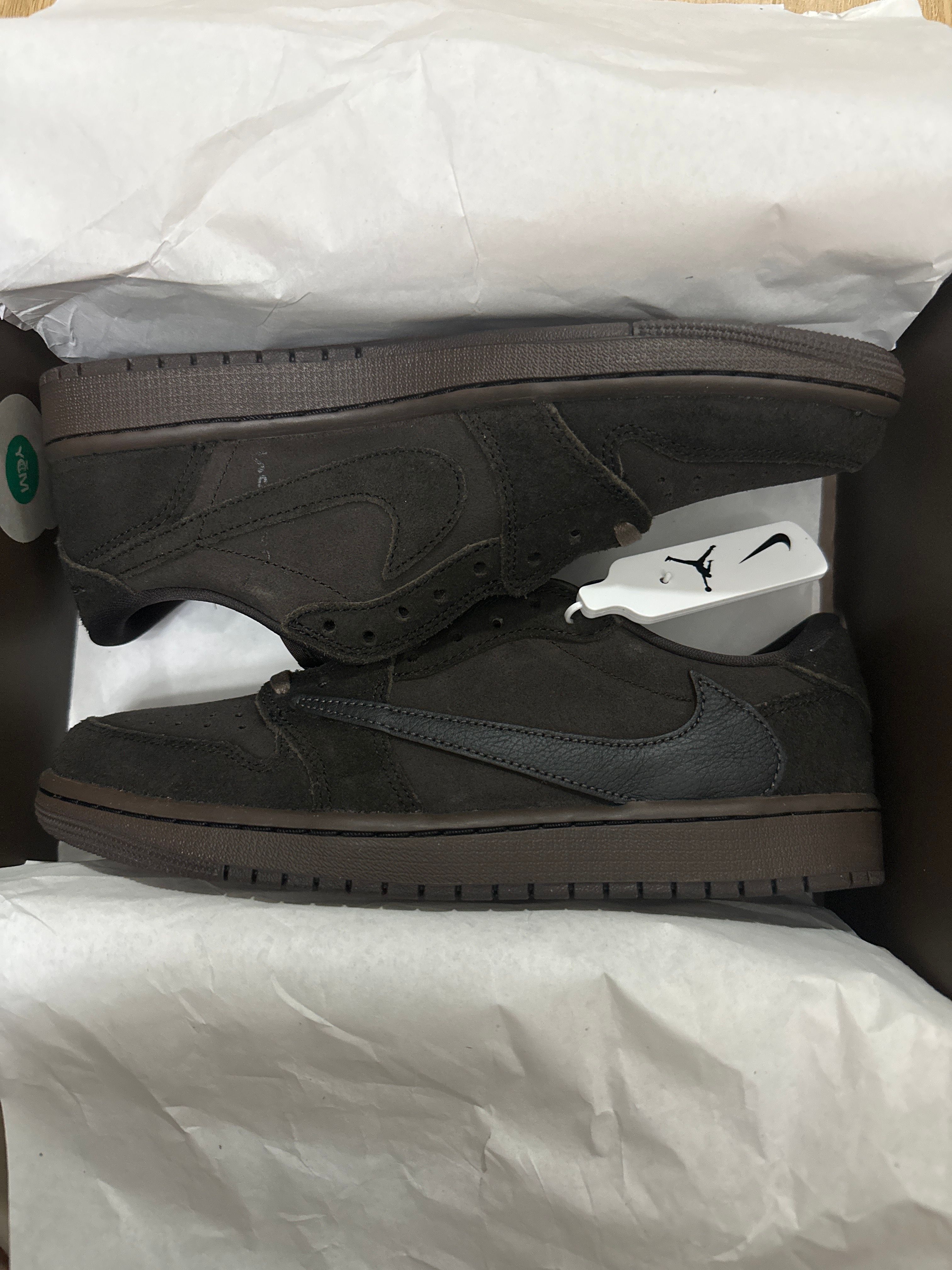 Travis Scott × Nike Air Jordan 1 Low OG SP "Velvet Brown and Dark Mocha"