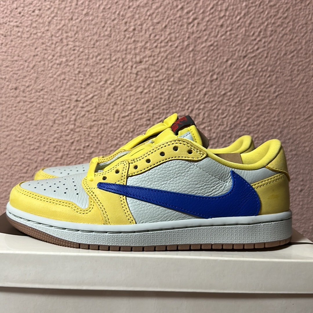 Travis Scott × Nike Women's Air Jordan 1 Retro Low OG "Canary"