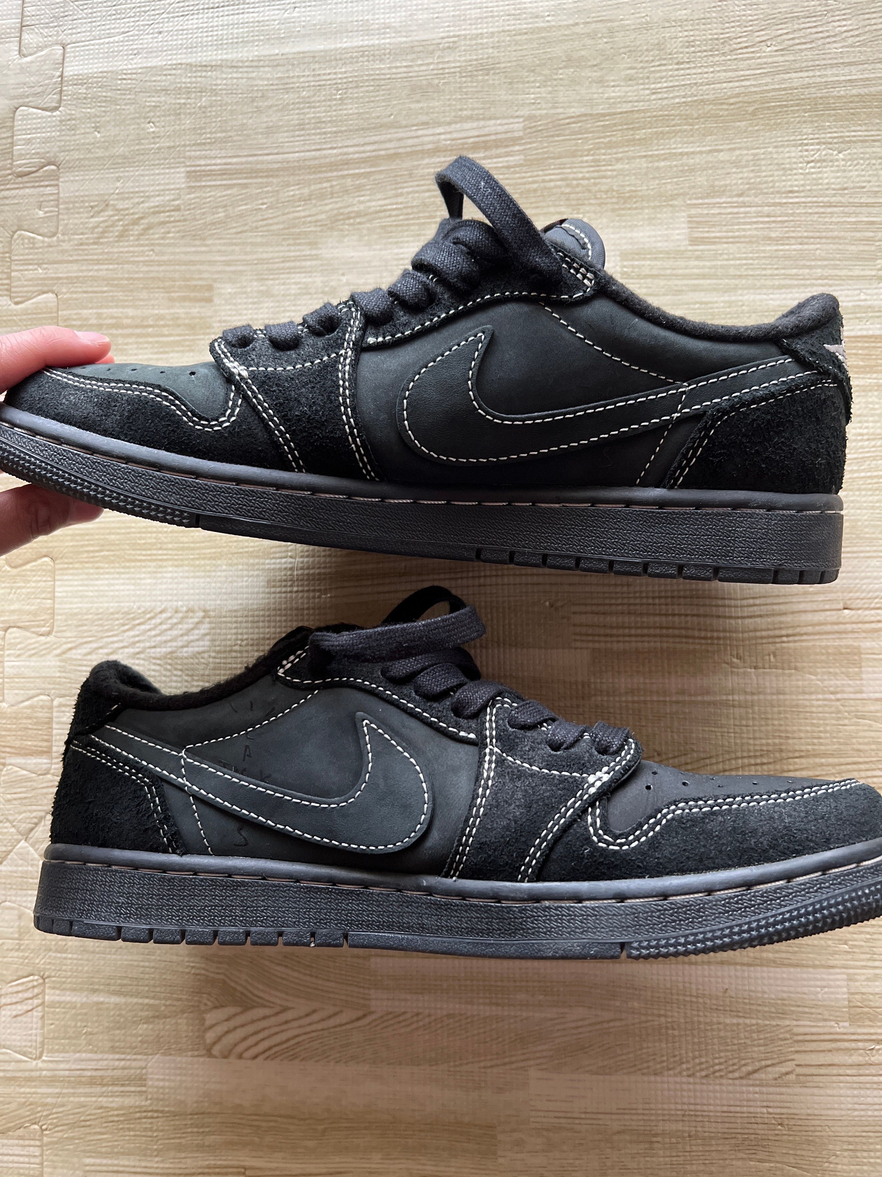 Travis Scott × Nike Air Jordan 1 Low OG SP "Black Phantom"